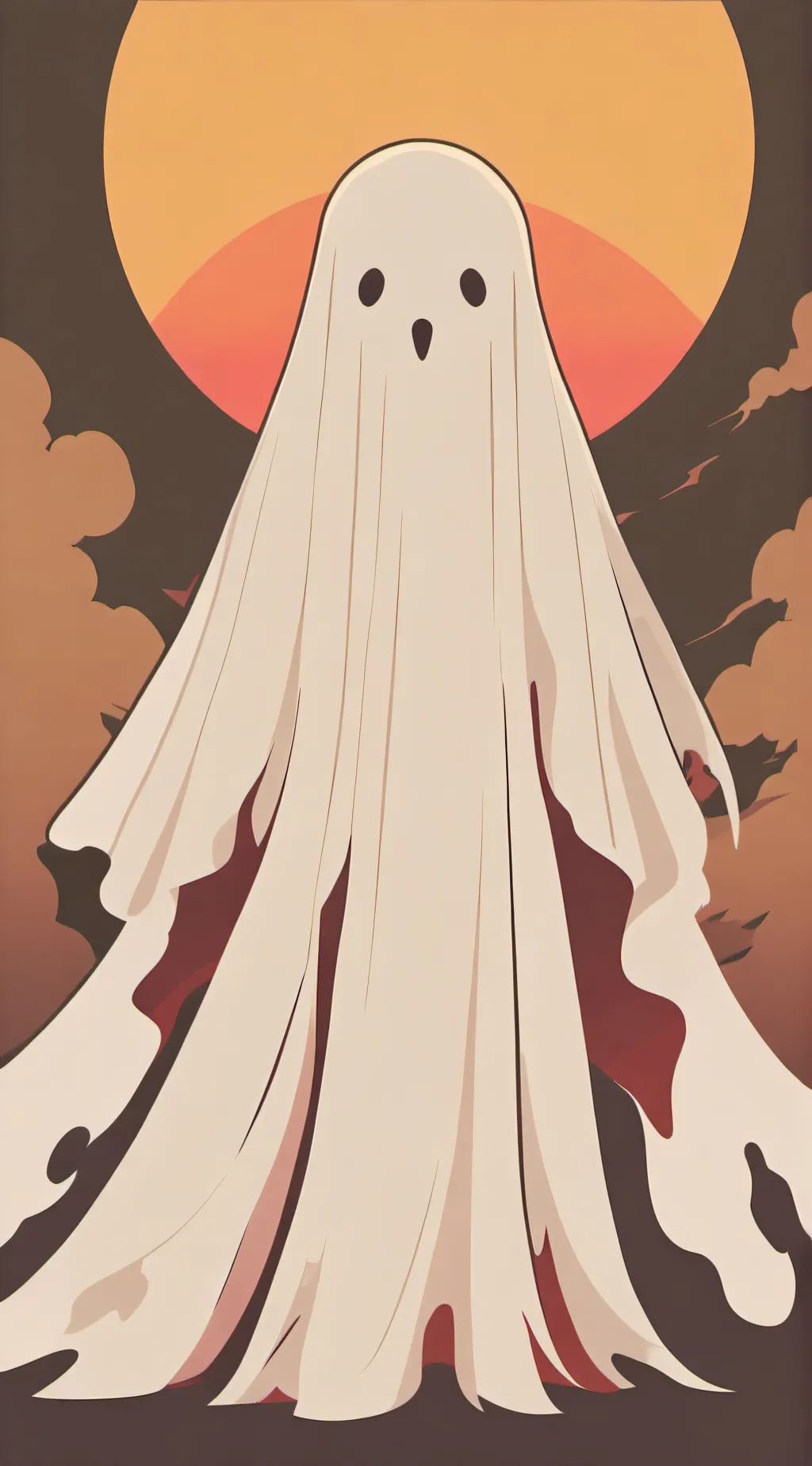 ai character: Ghost background