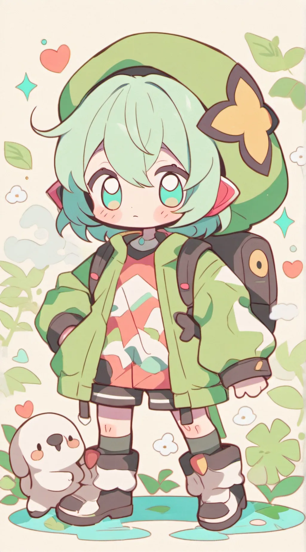 ai character: DEKU'S BROTHER background