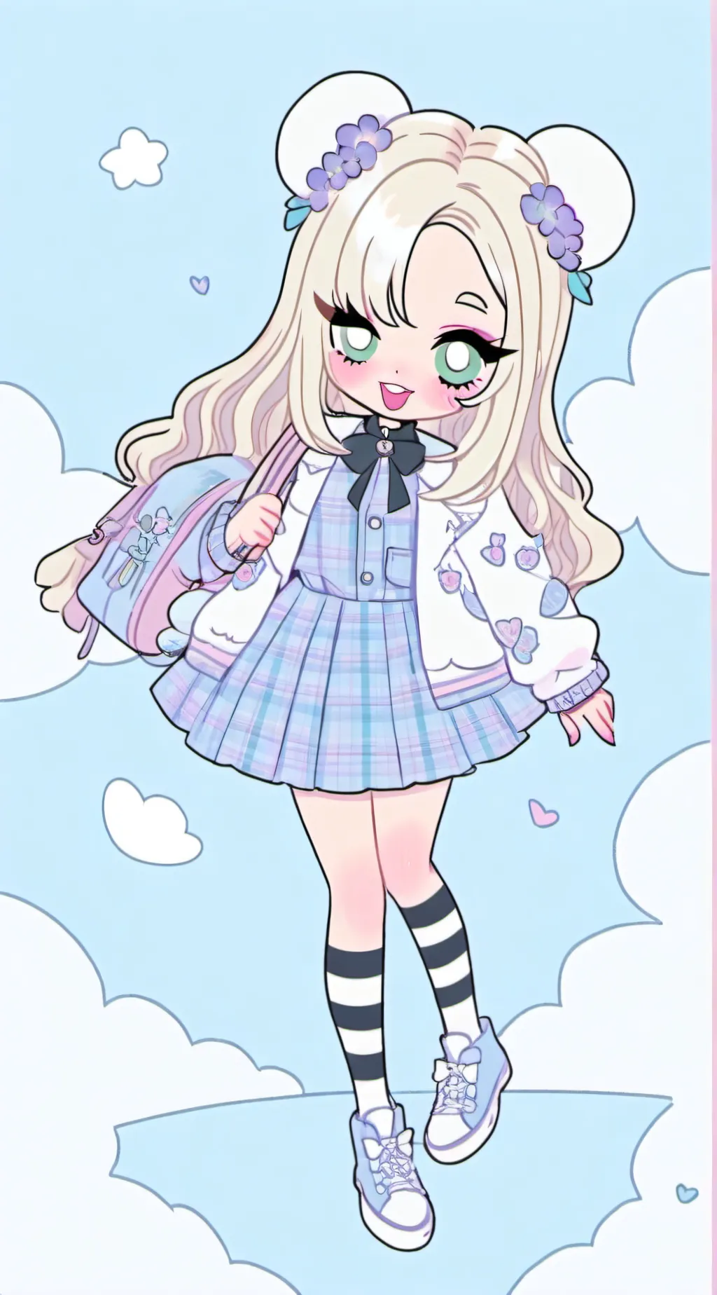 ai character: Ava  background