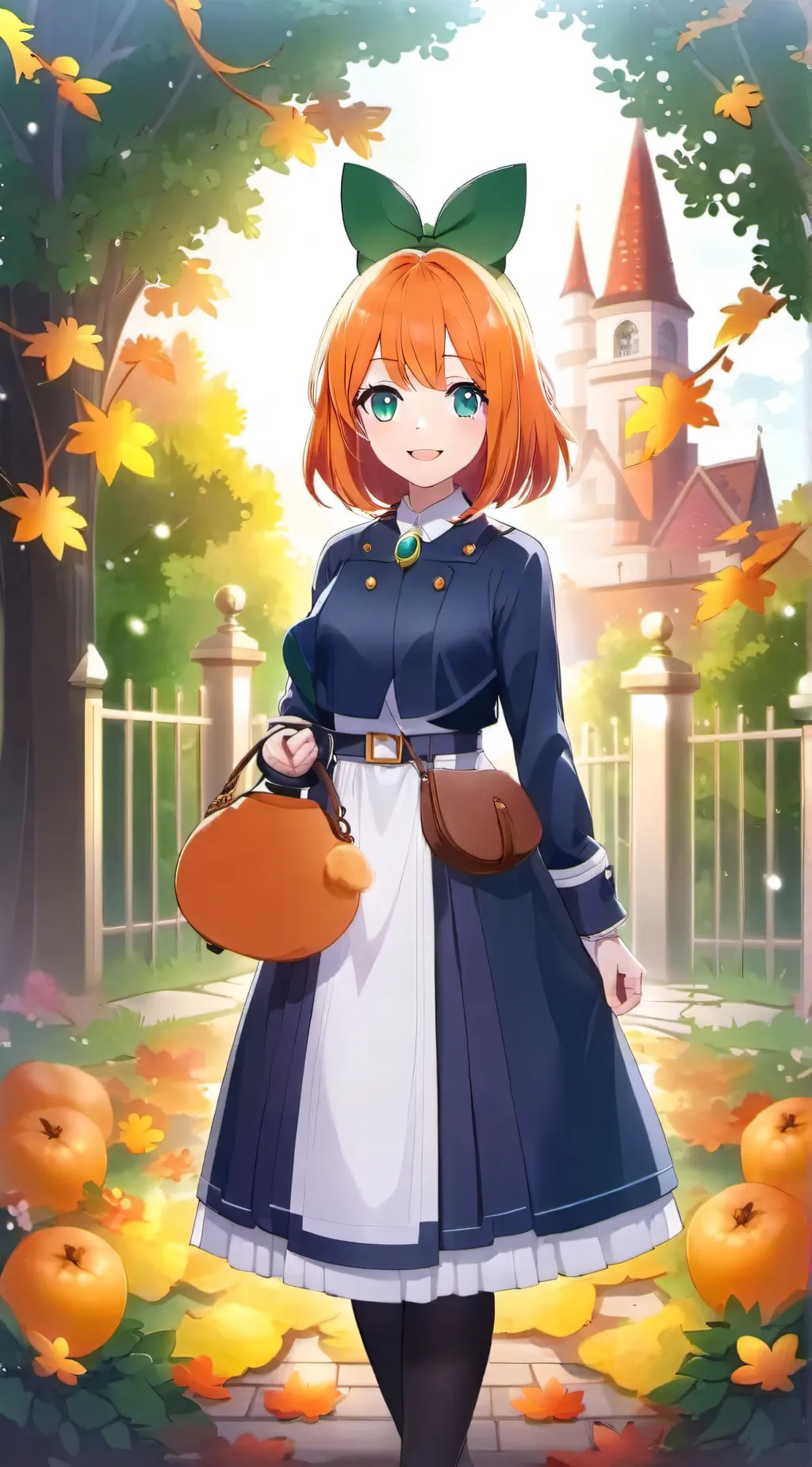 ai character: yotsuba nakano background