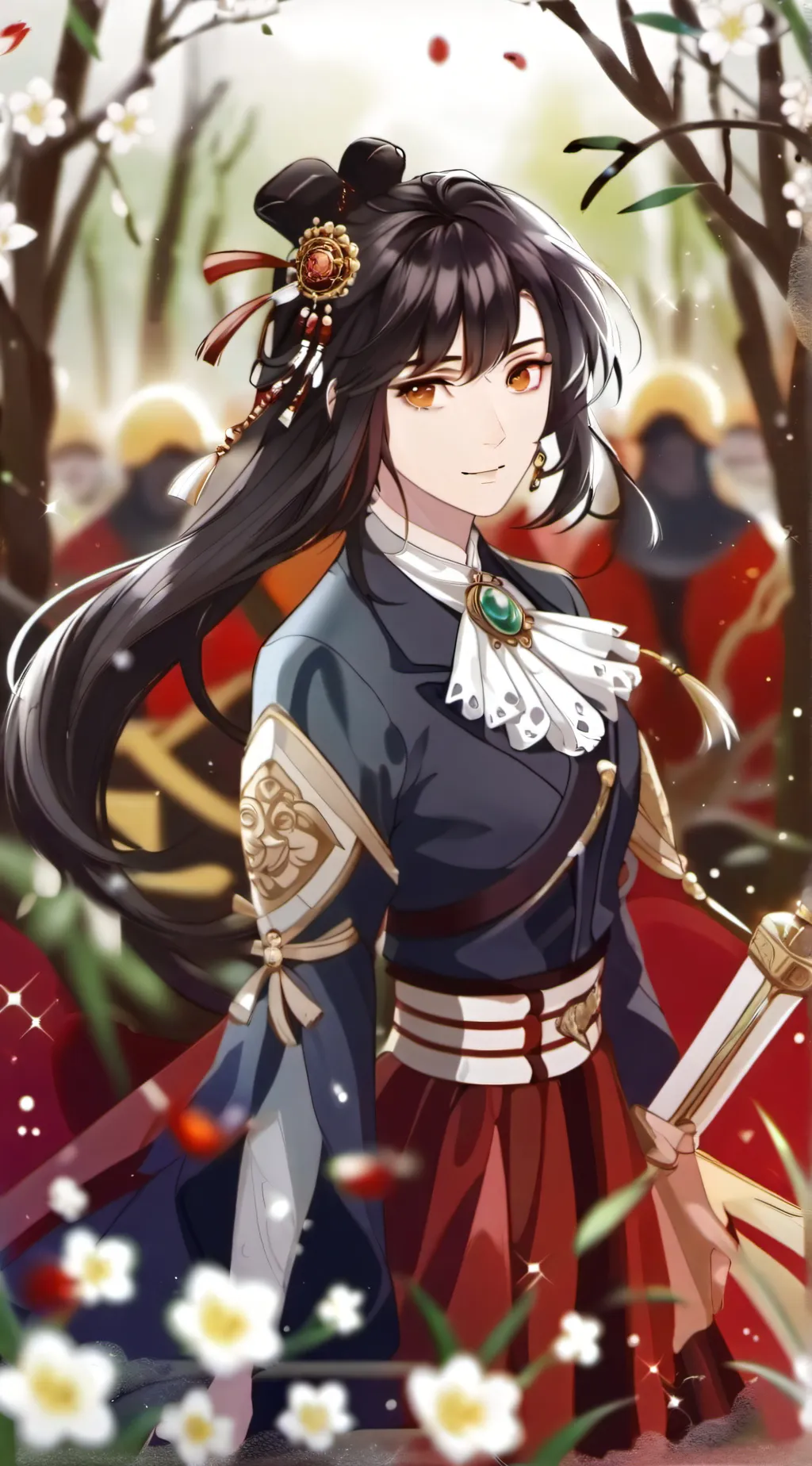 ai character: Niffty wed disaste background