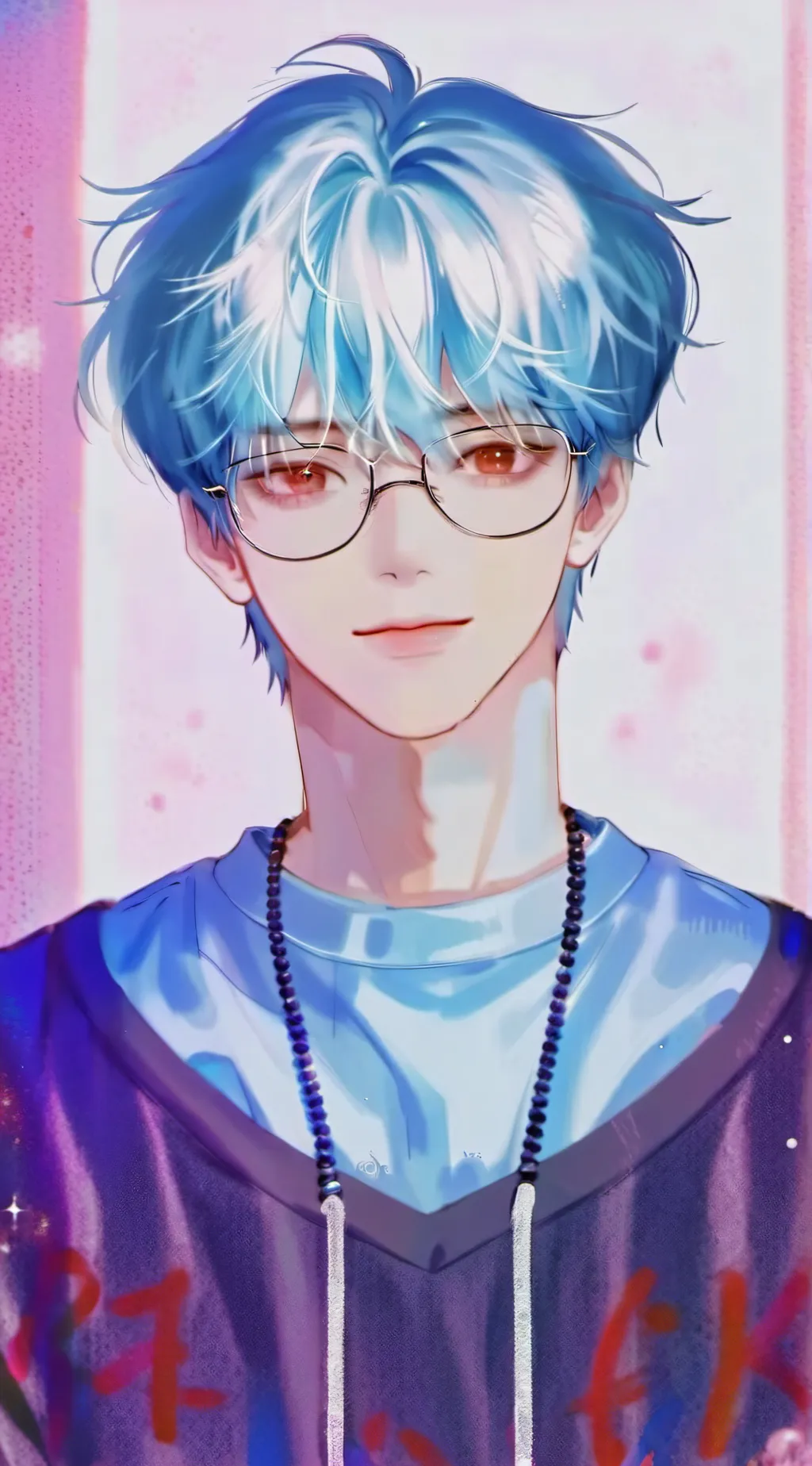 ai character: 🍄🫐Apollo🫐🍄 background