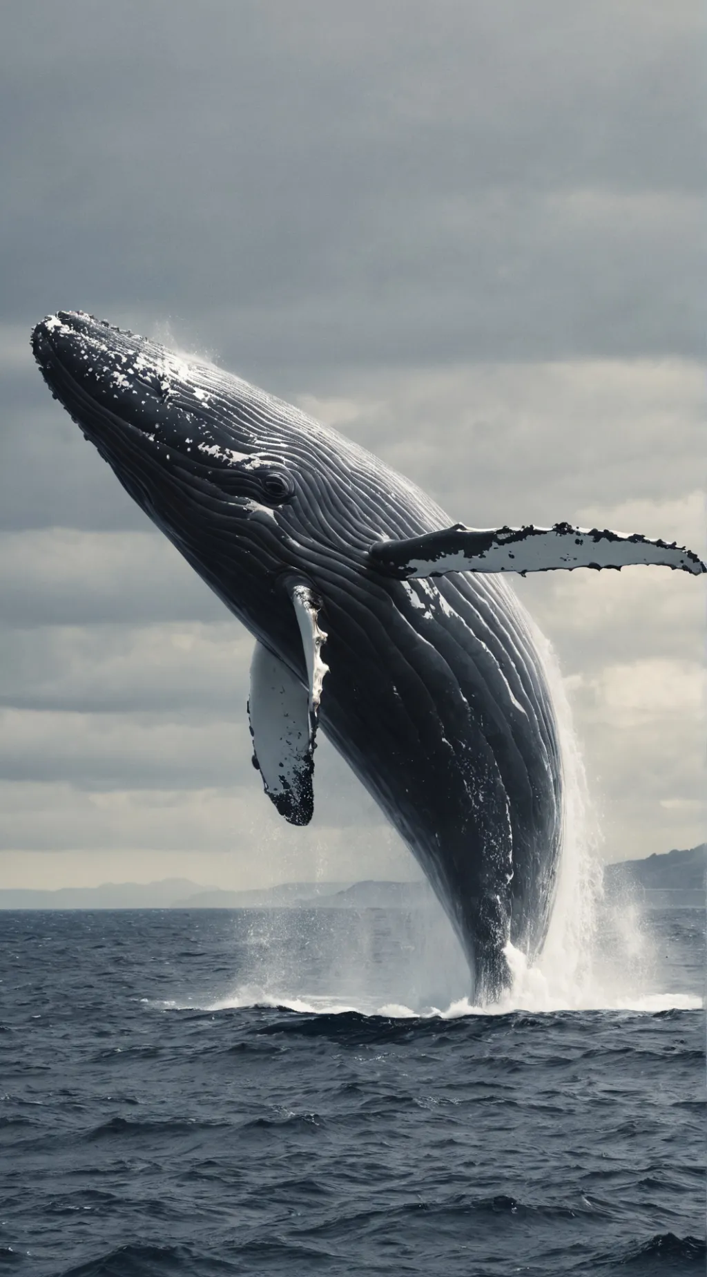 ai character: whale background