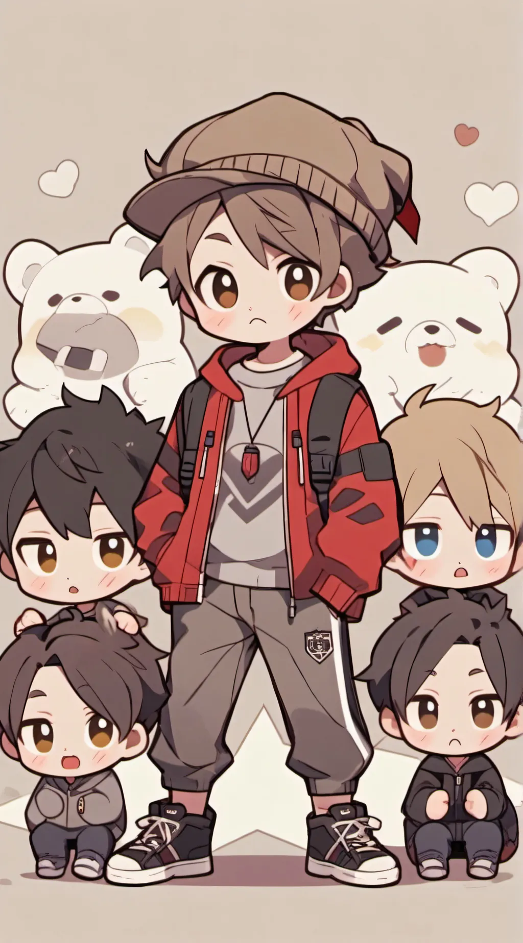 ai character: the cool boys background