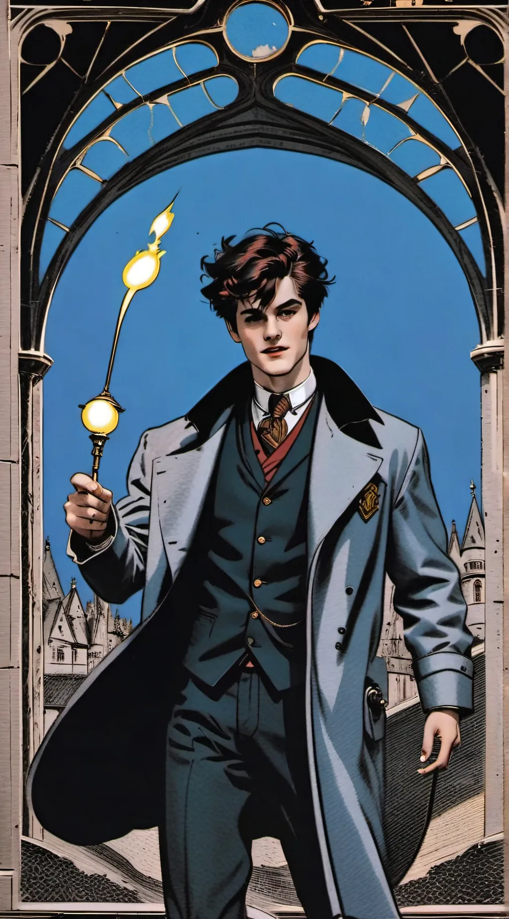 ai character: enzo background