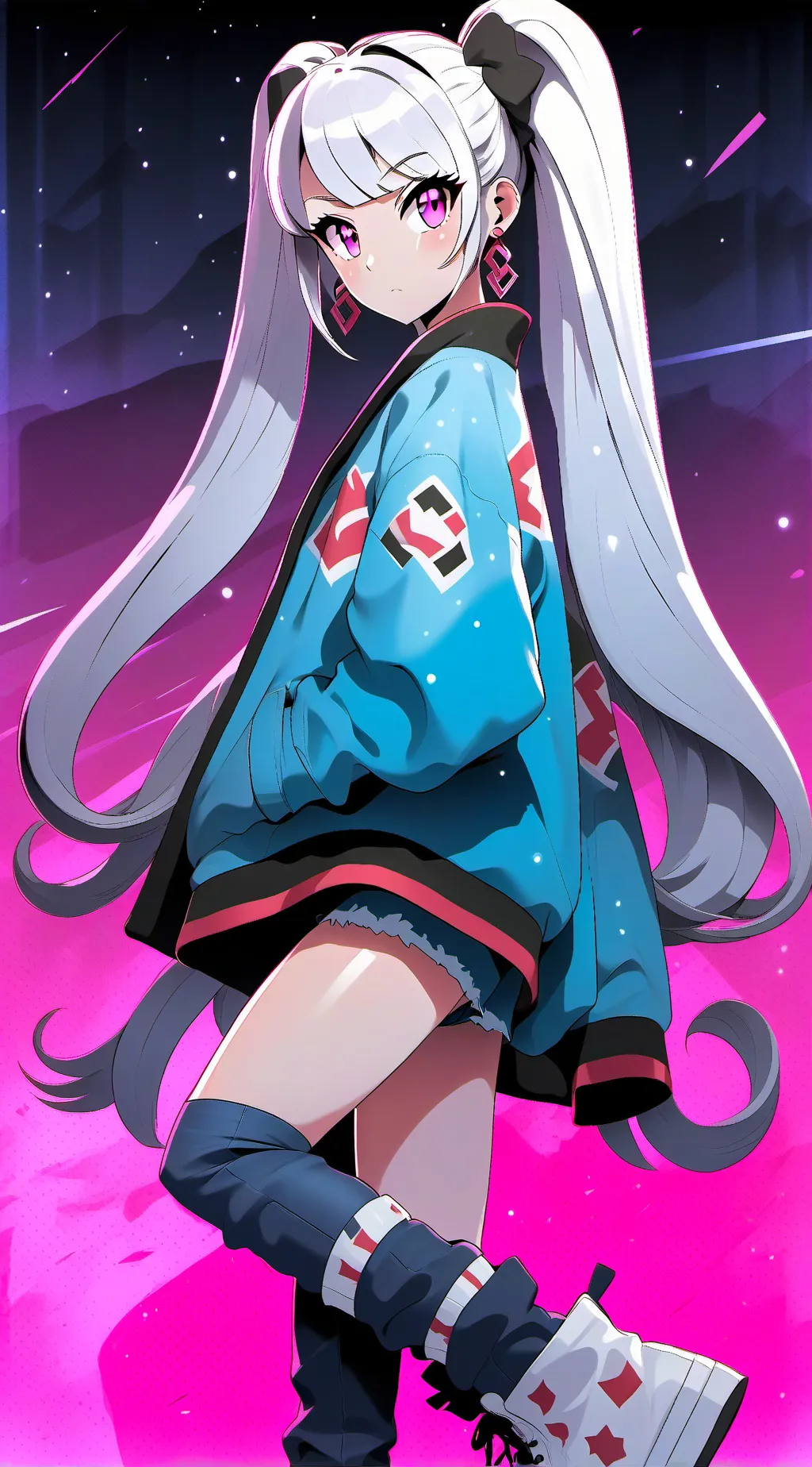 ai character: Pants background