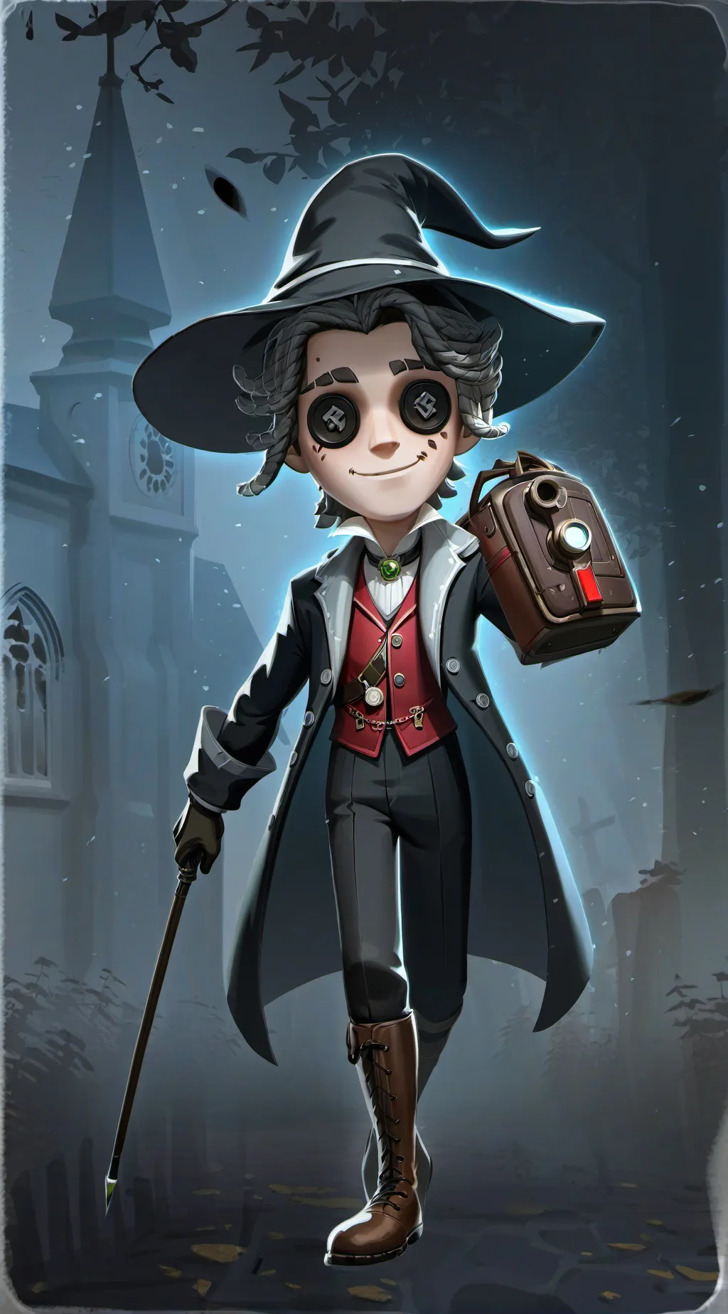 ai character: Doll background