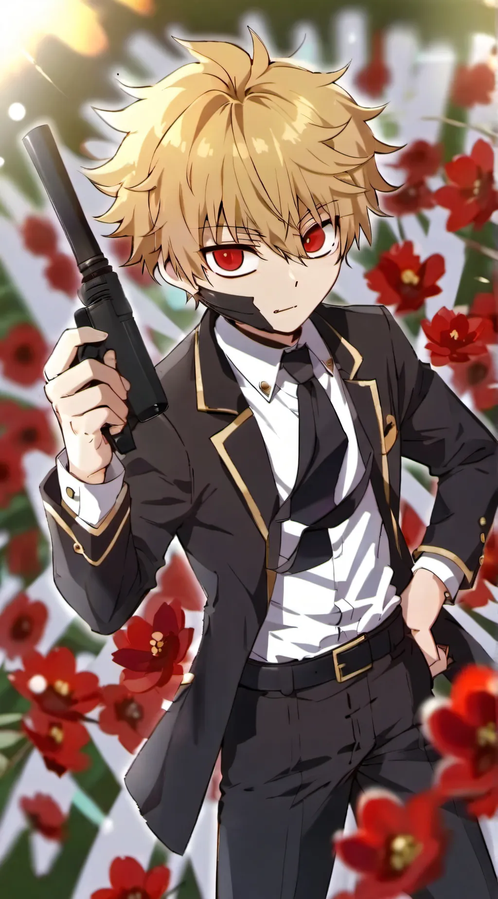 ai character: anime sim background