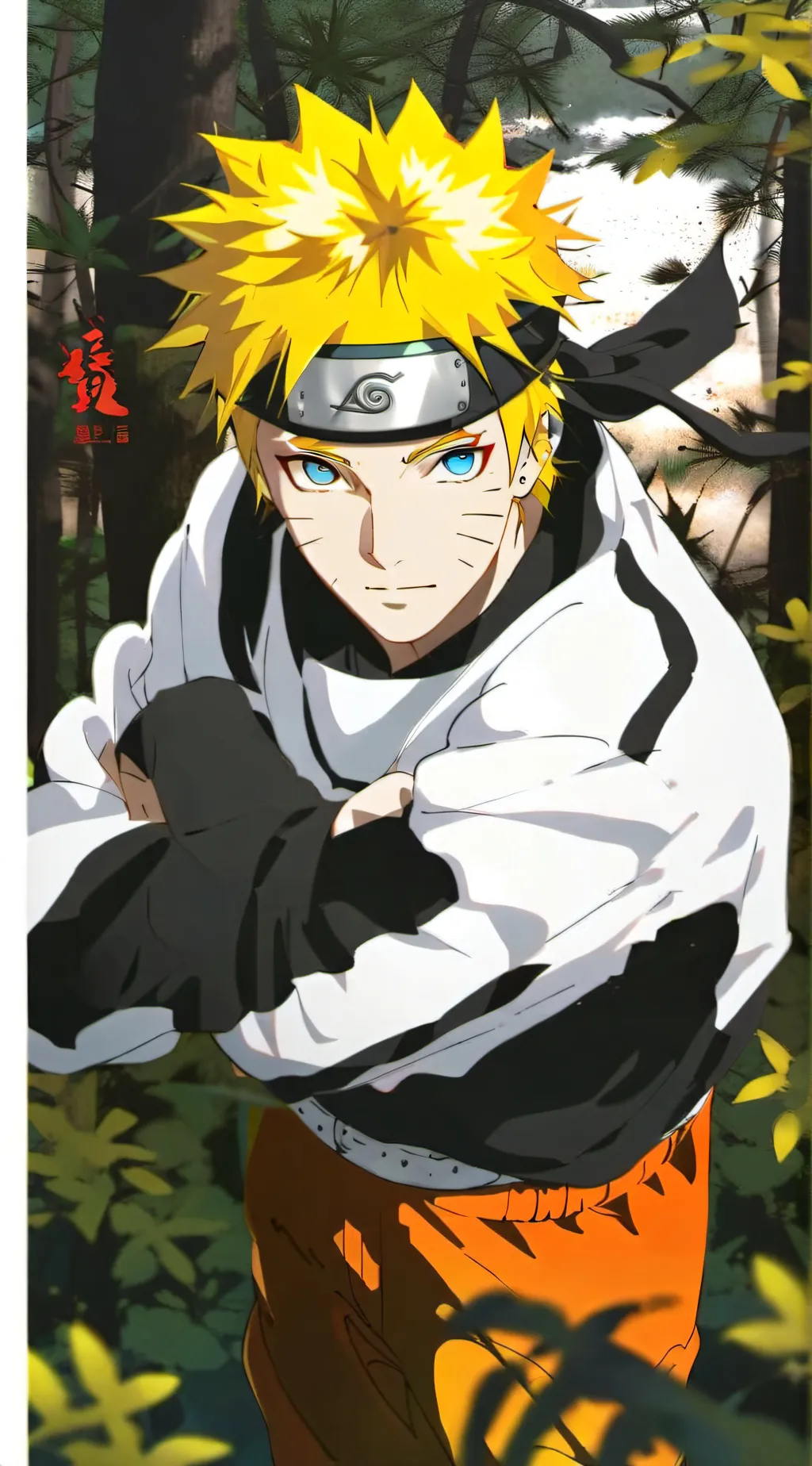 ai character: Naruto  background