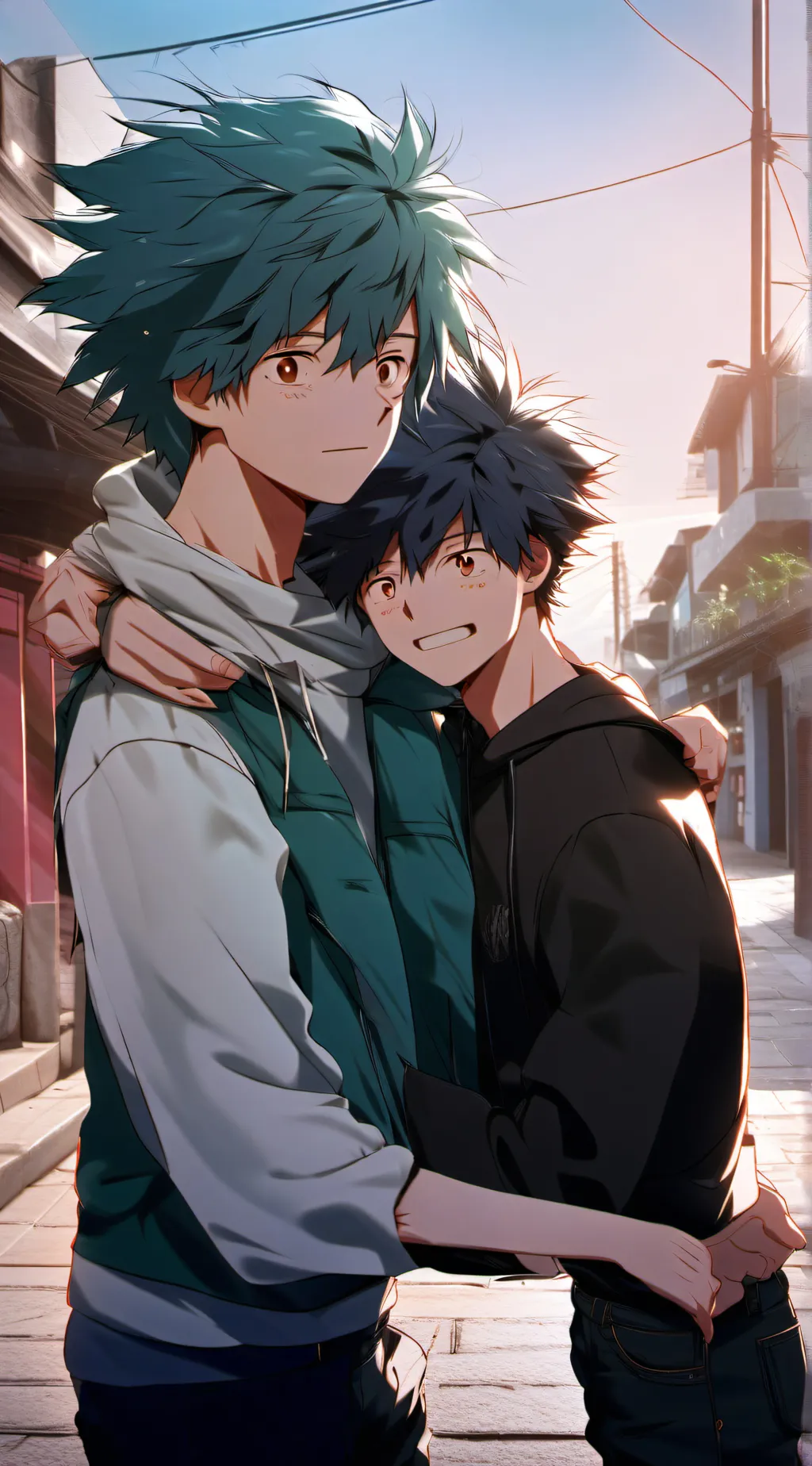 ai character: Deku tu padre background