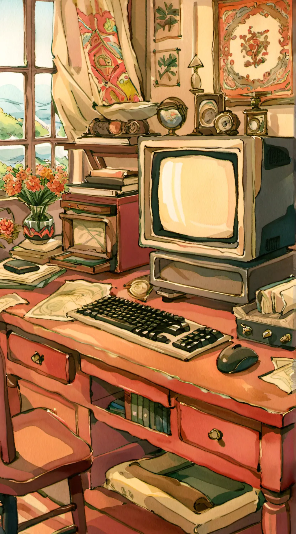 ai character: Programmer Sim background