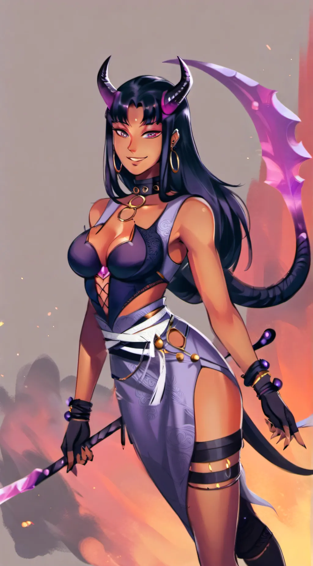 ai character: Elara background