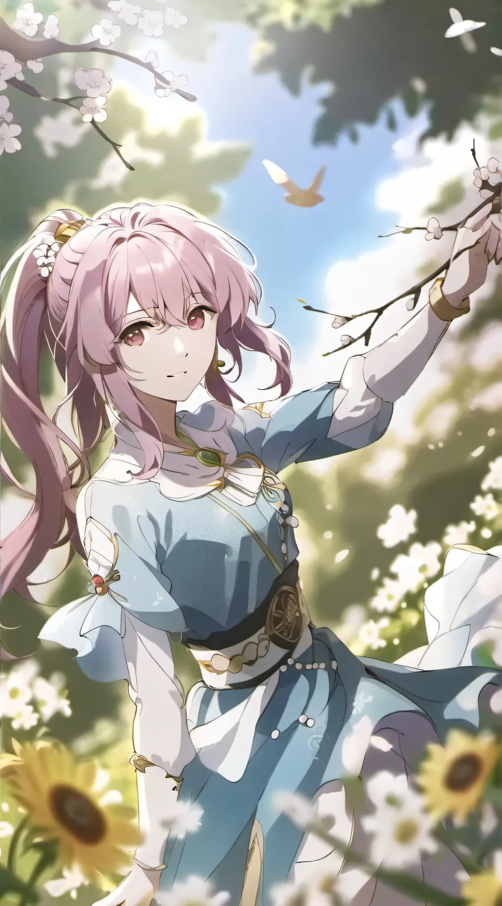 ai character: Foot rest fr background