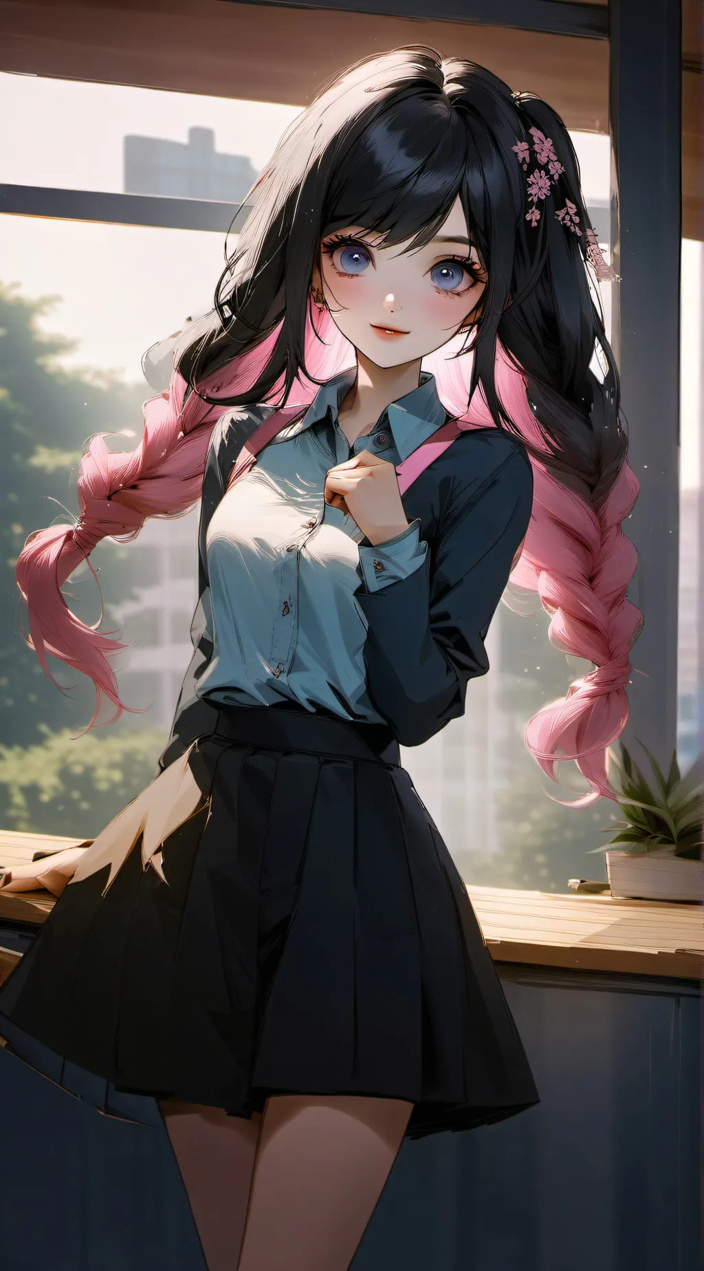 ai character: H̴̽ͅo̷̫̕p̴̨̀è̸̺ background