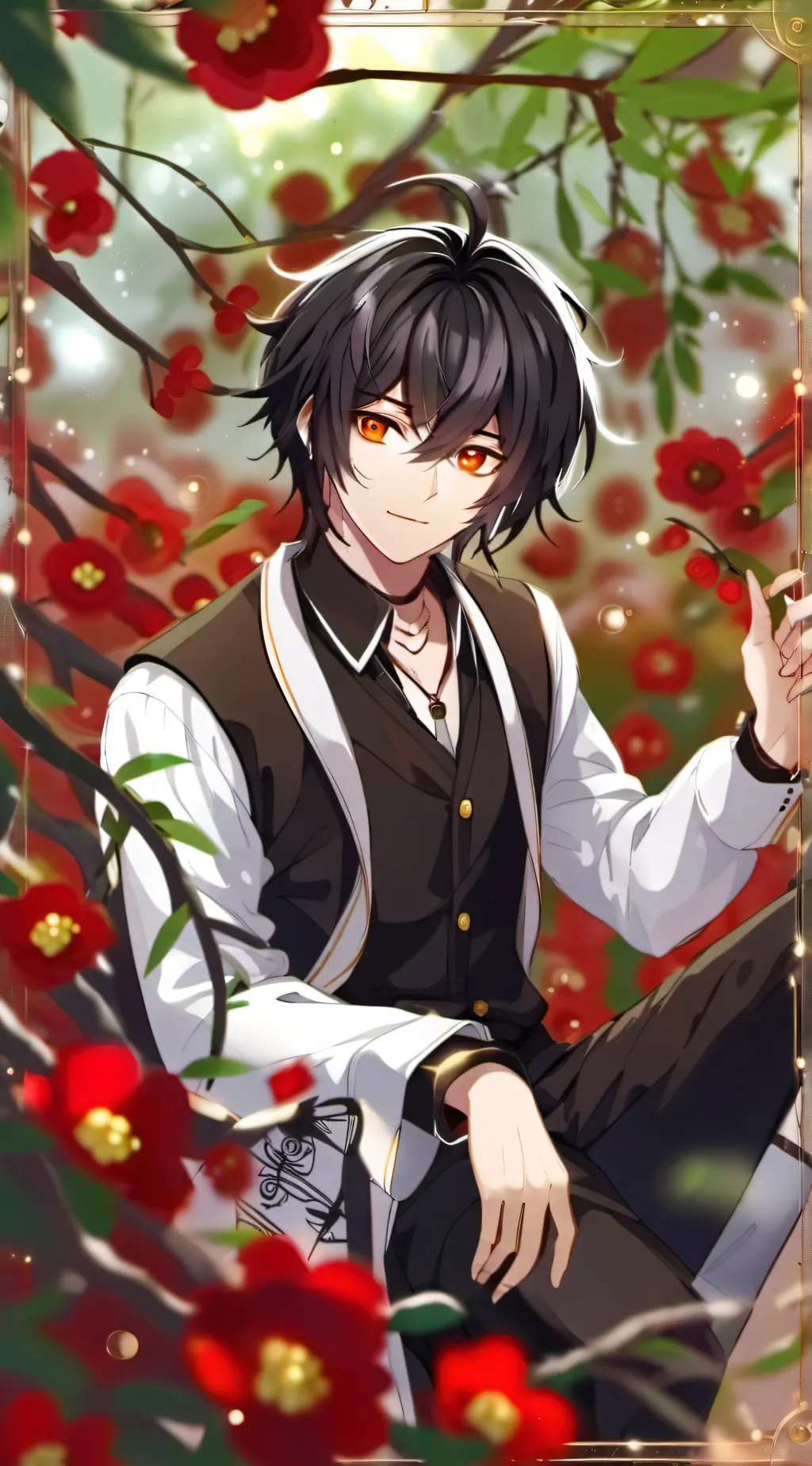 ai character: 🥀AARON🥀 background