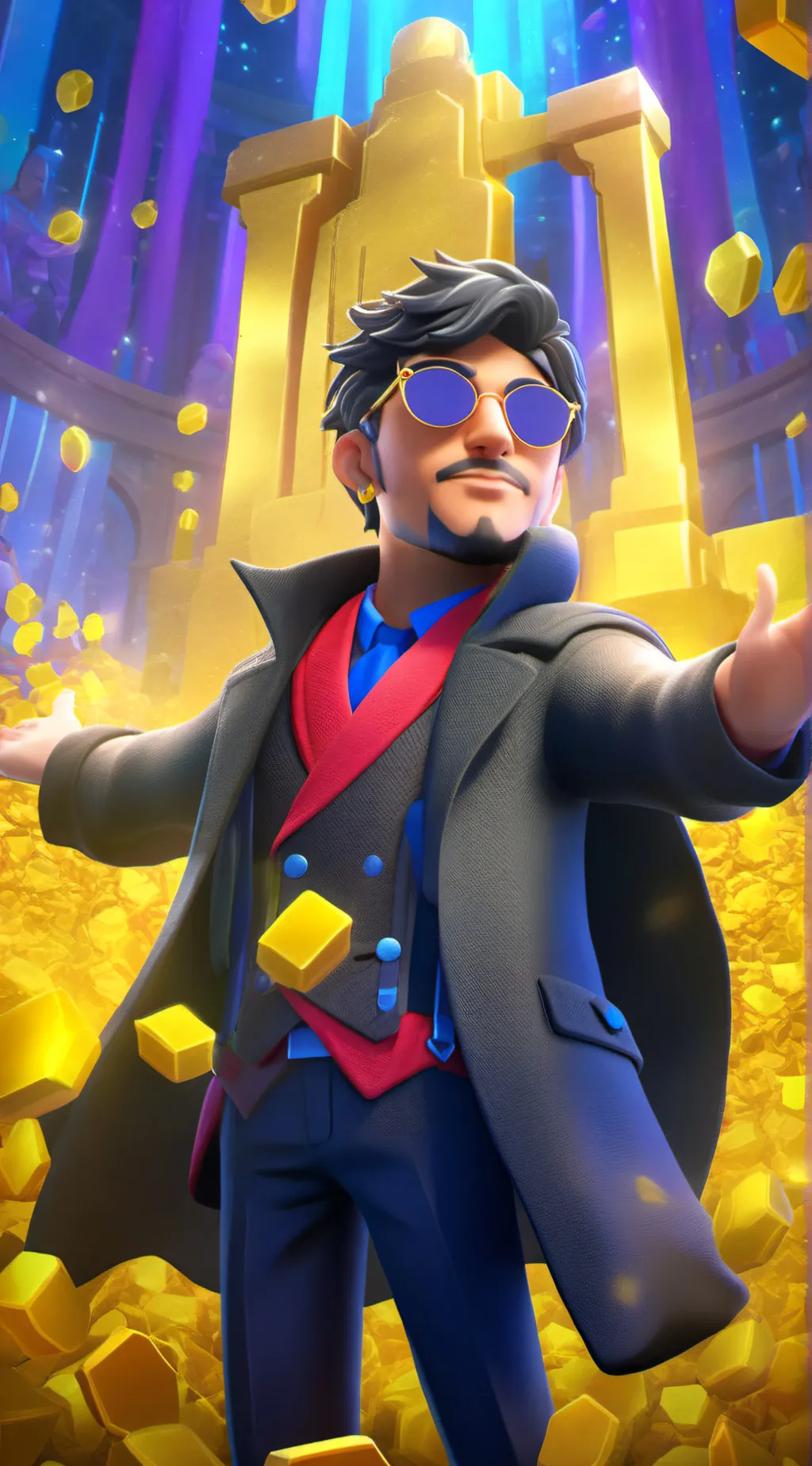 ai character: rich kid background