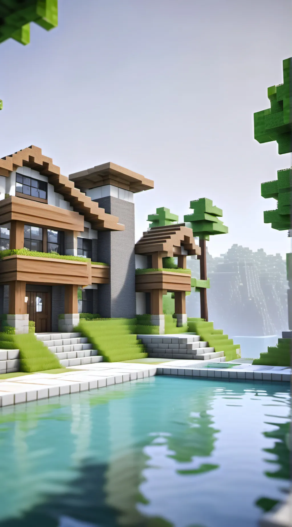 ai character: Minecraft  background