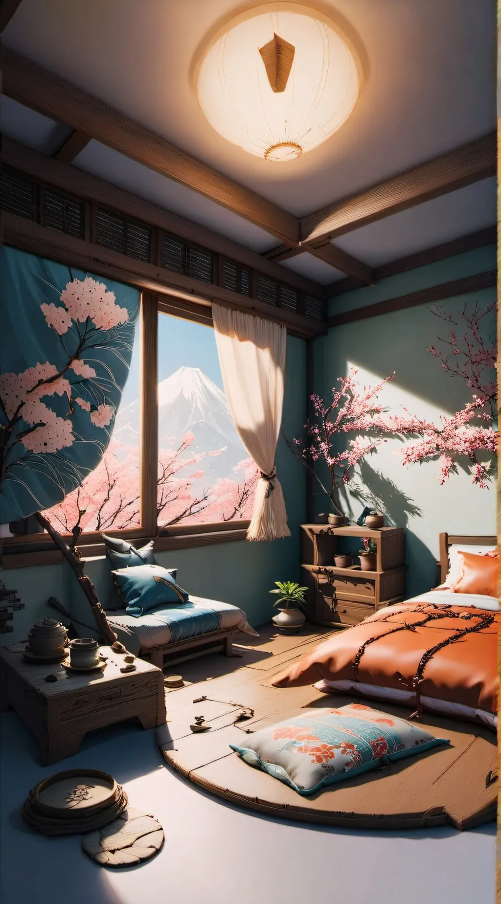 ai character: tengen x zenitsu  background