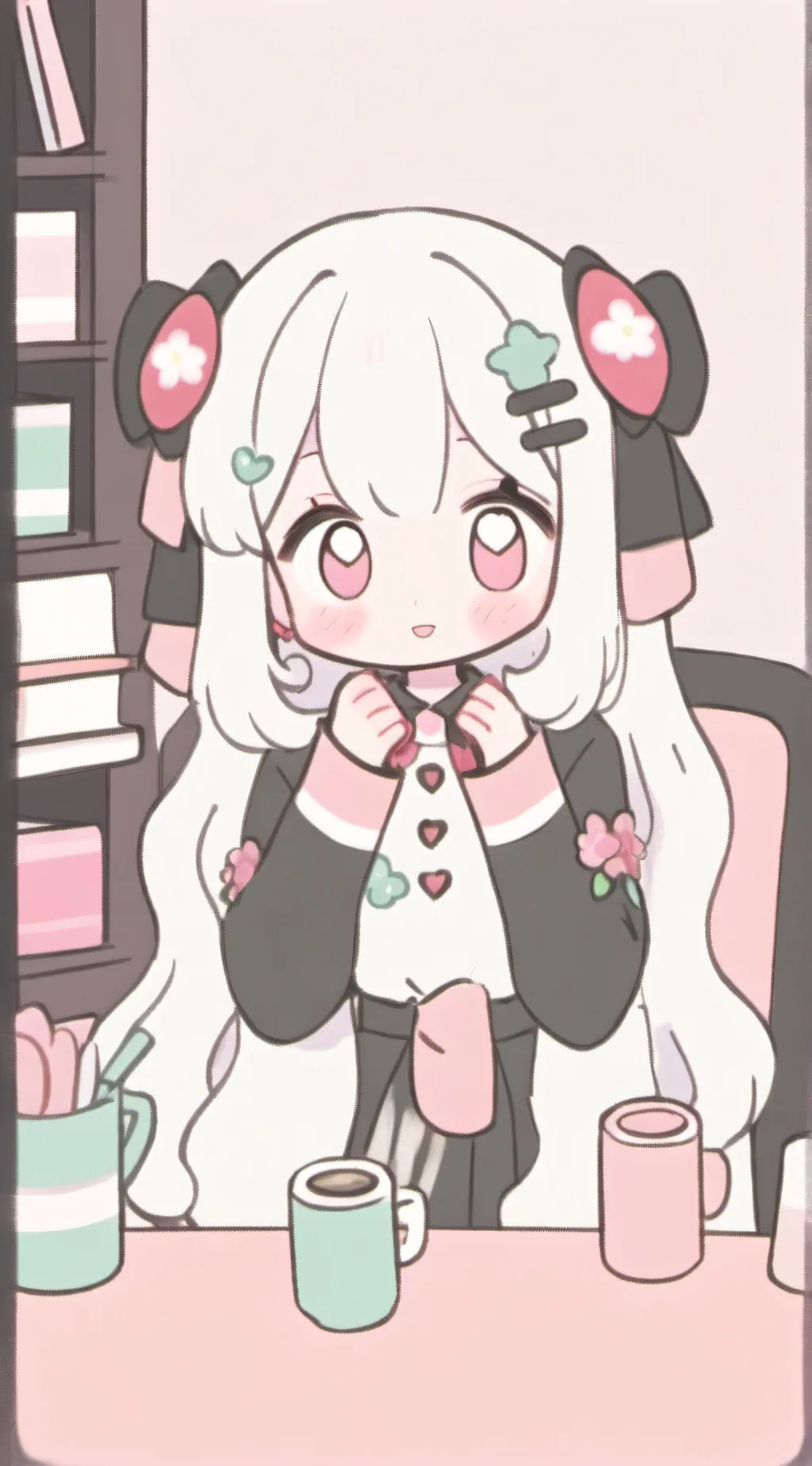 ai character: kitty background