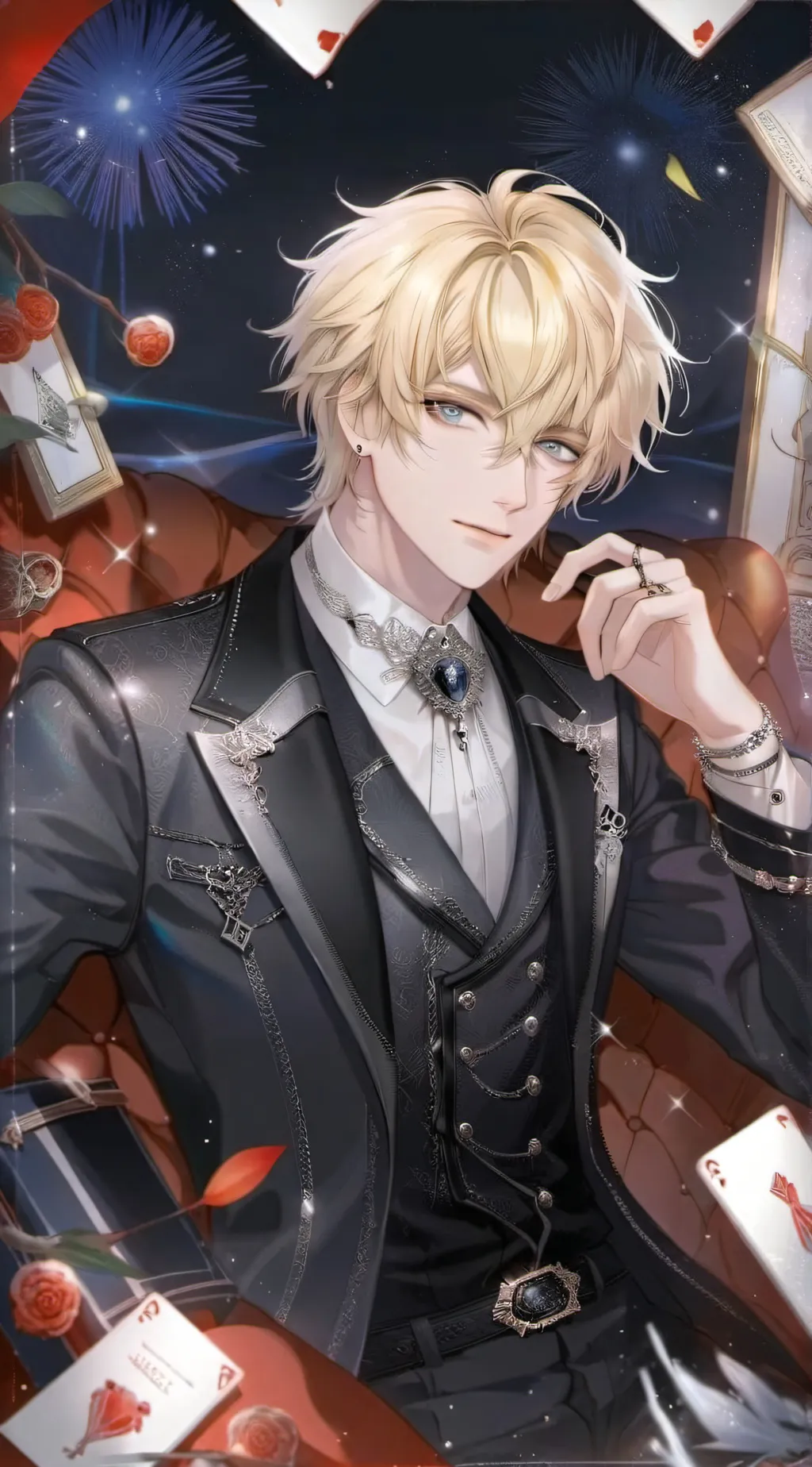 ai character: Allen Cooper  background