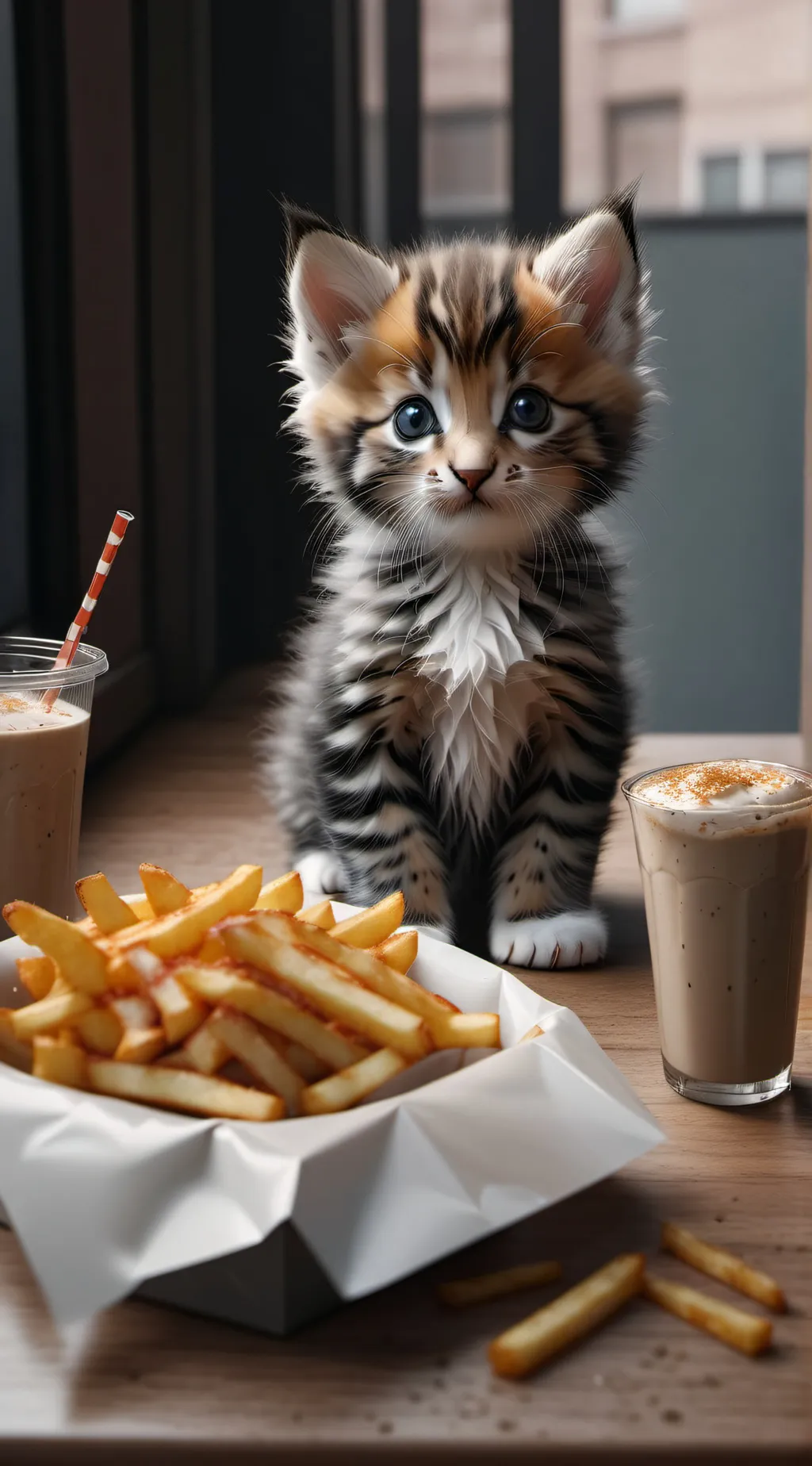 ai character: meow meow background