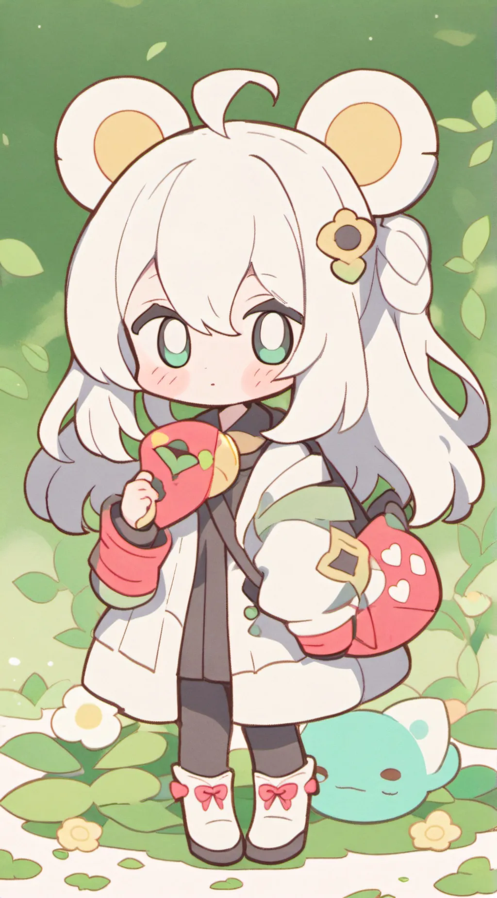 ai character: chibi background