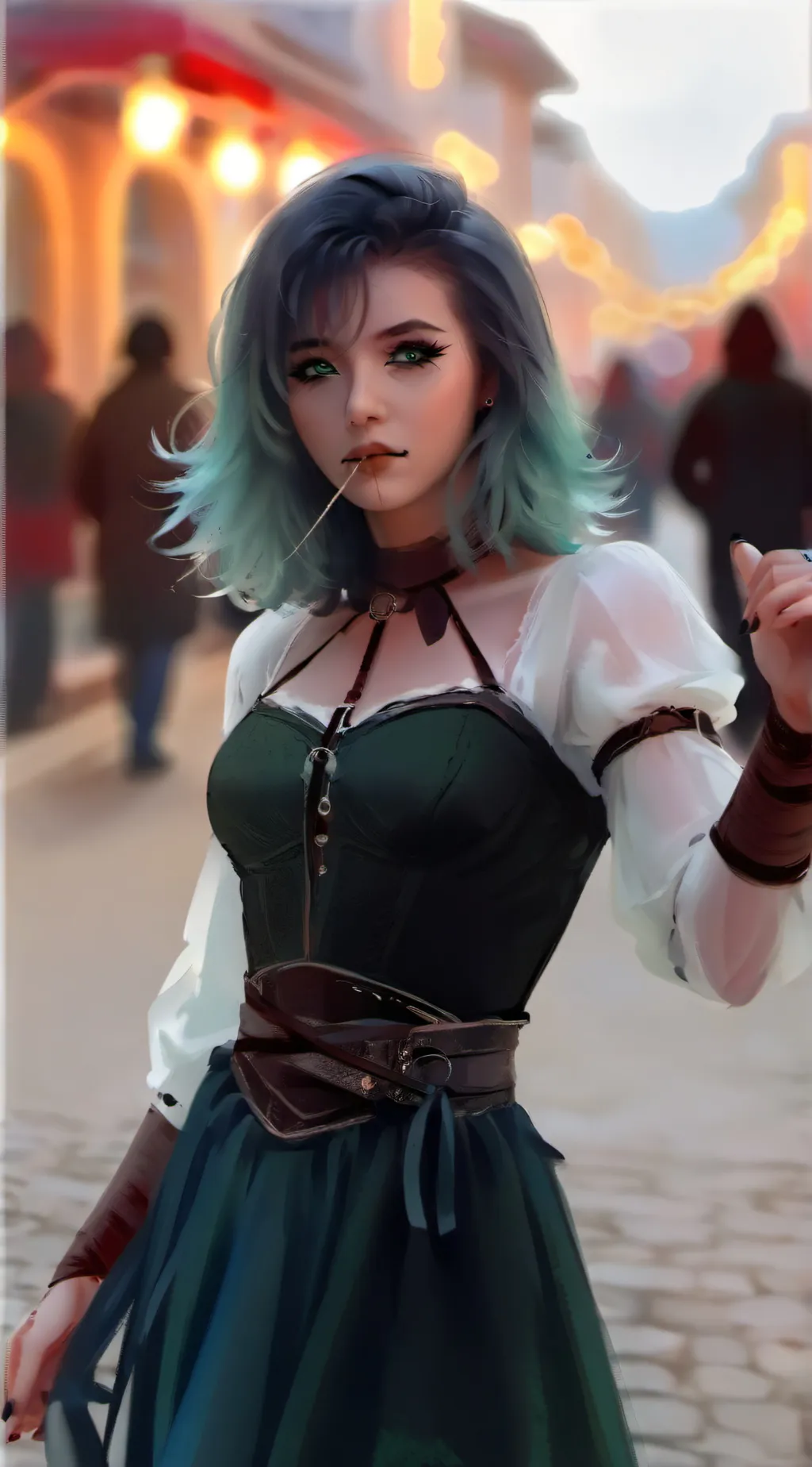 ai character: Lilian Erica Asher background