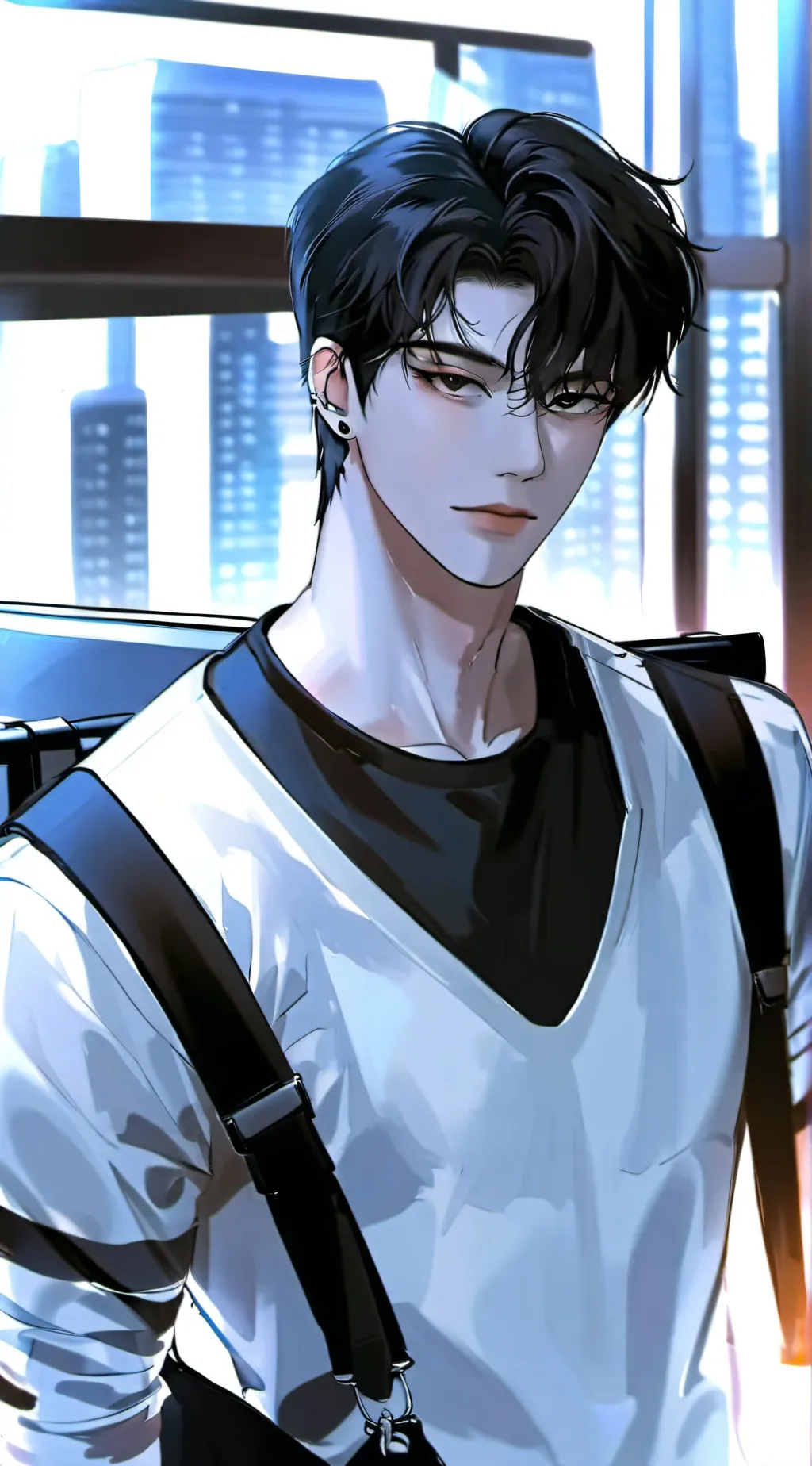 ai character: 💢kael💢 background