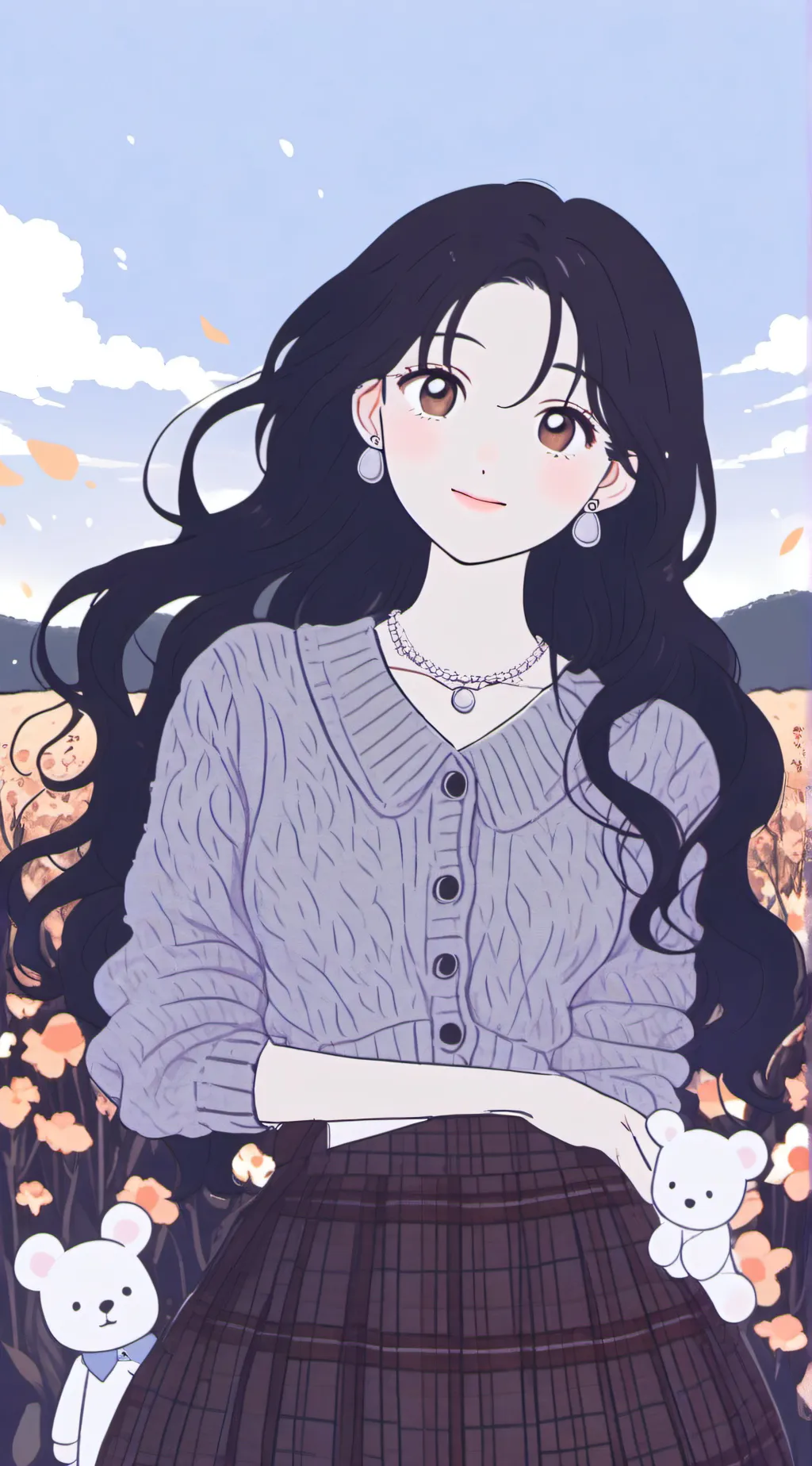 ai character: Nora  background