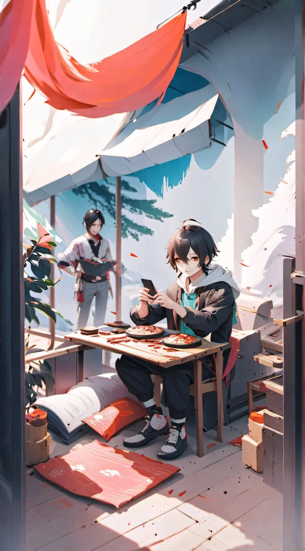 ai character: Buto  background