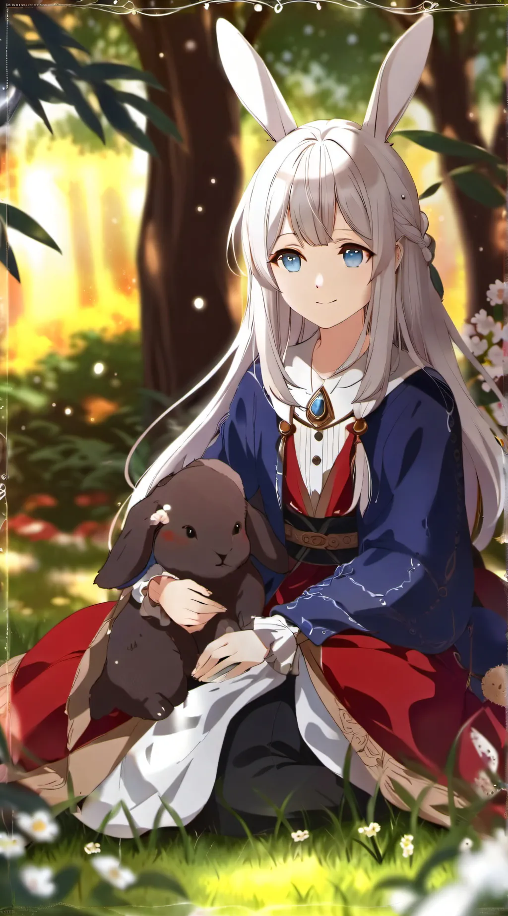 ai character: Luna background