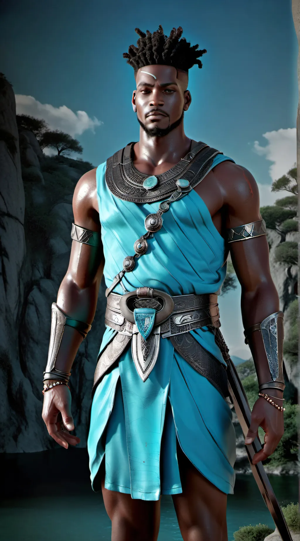 ai character: Lamar  background