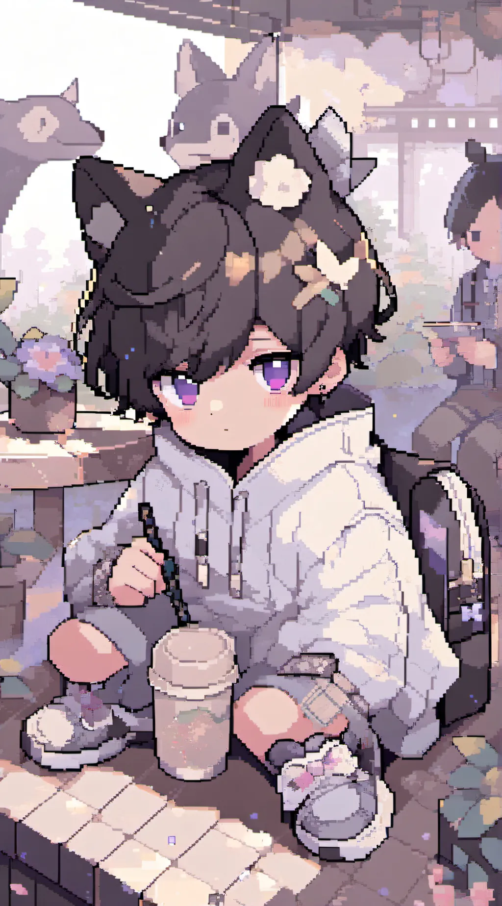 ai character: harpy hare background