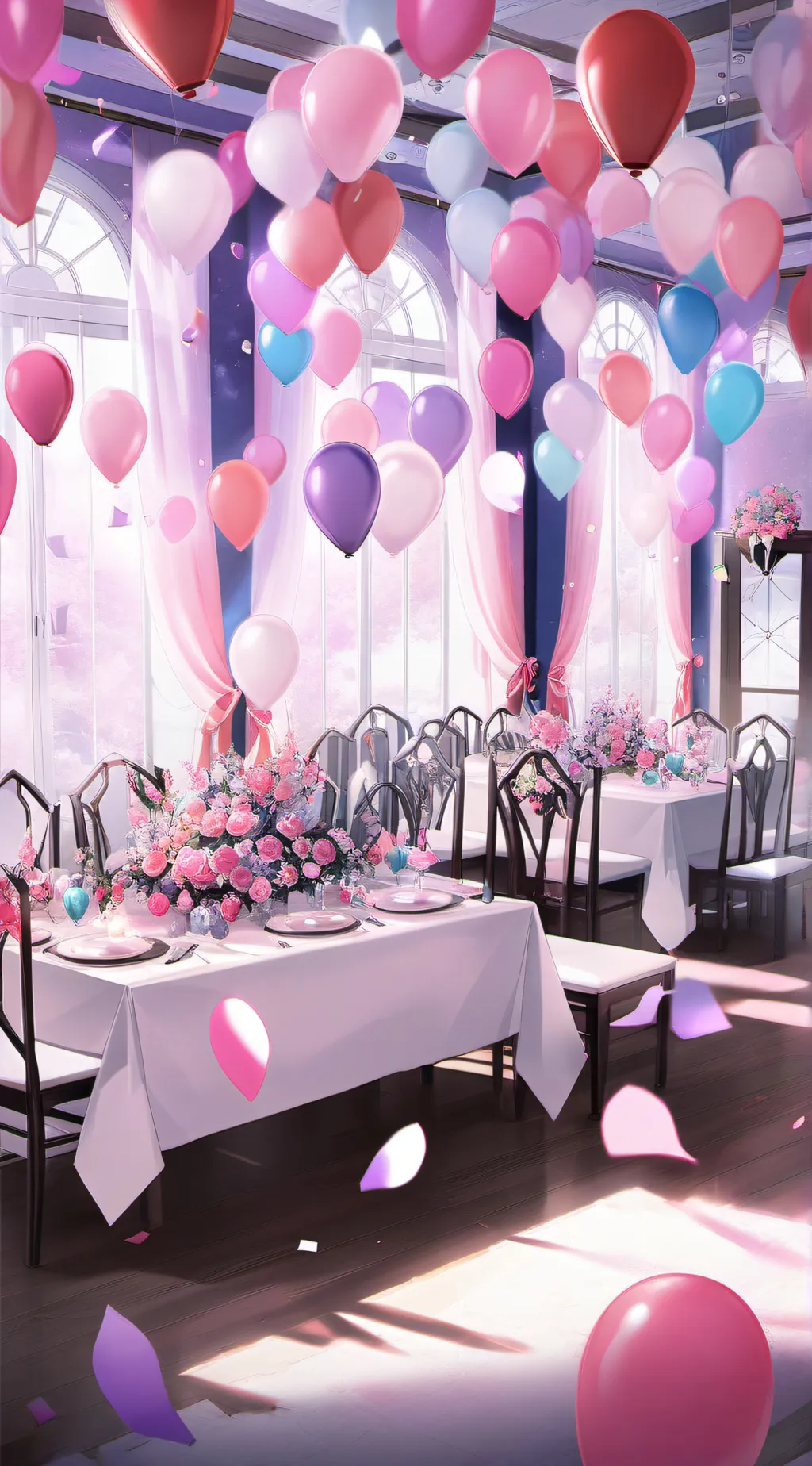 ai character: Party! background