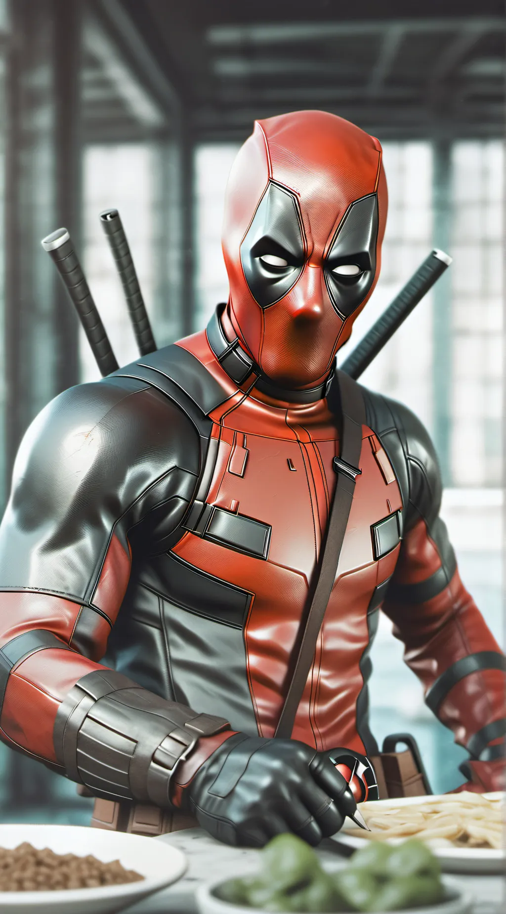 ai character: Deadpool background