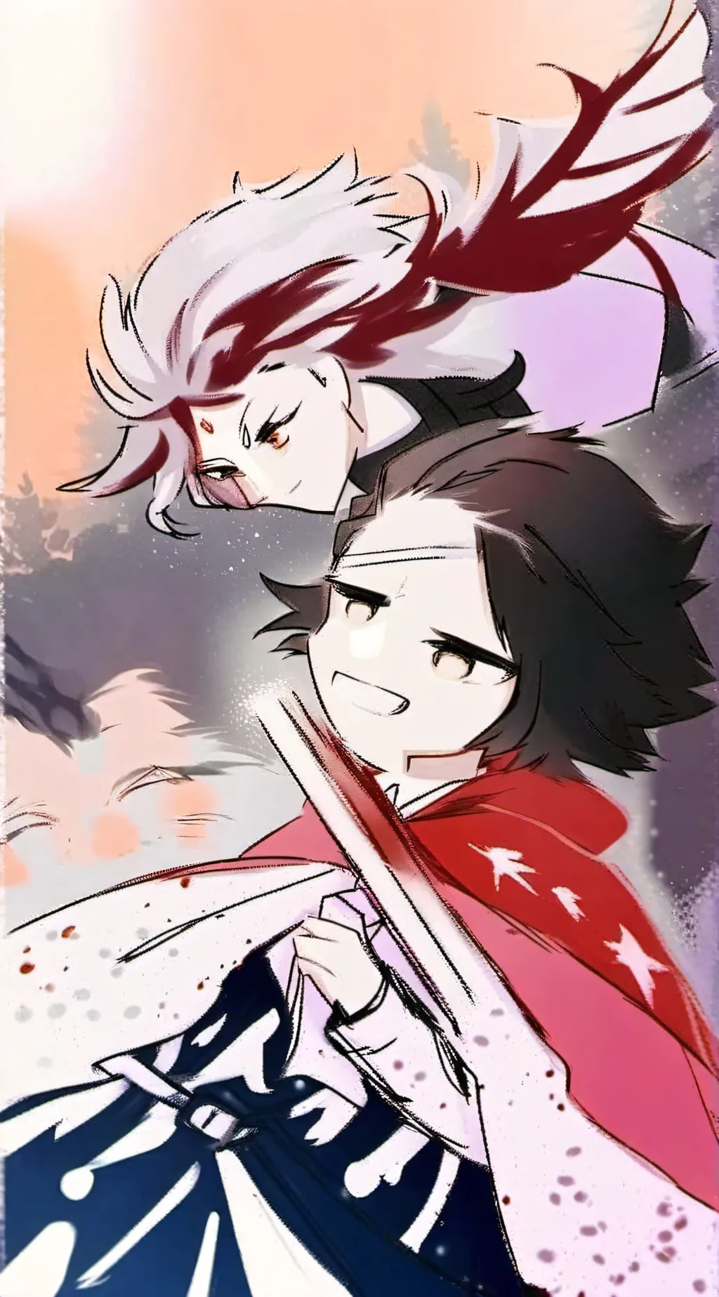 ai character: Girl lesbian  background