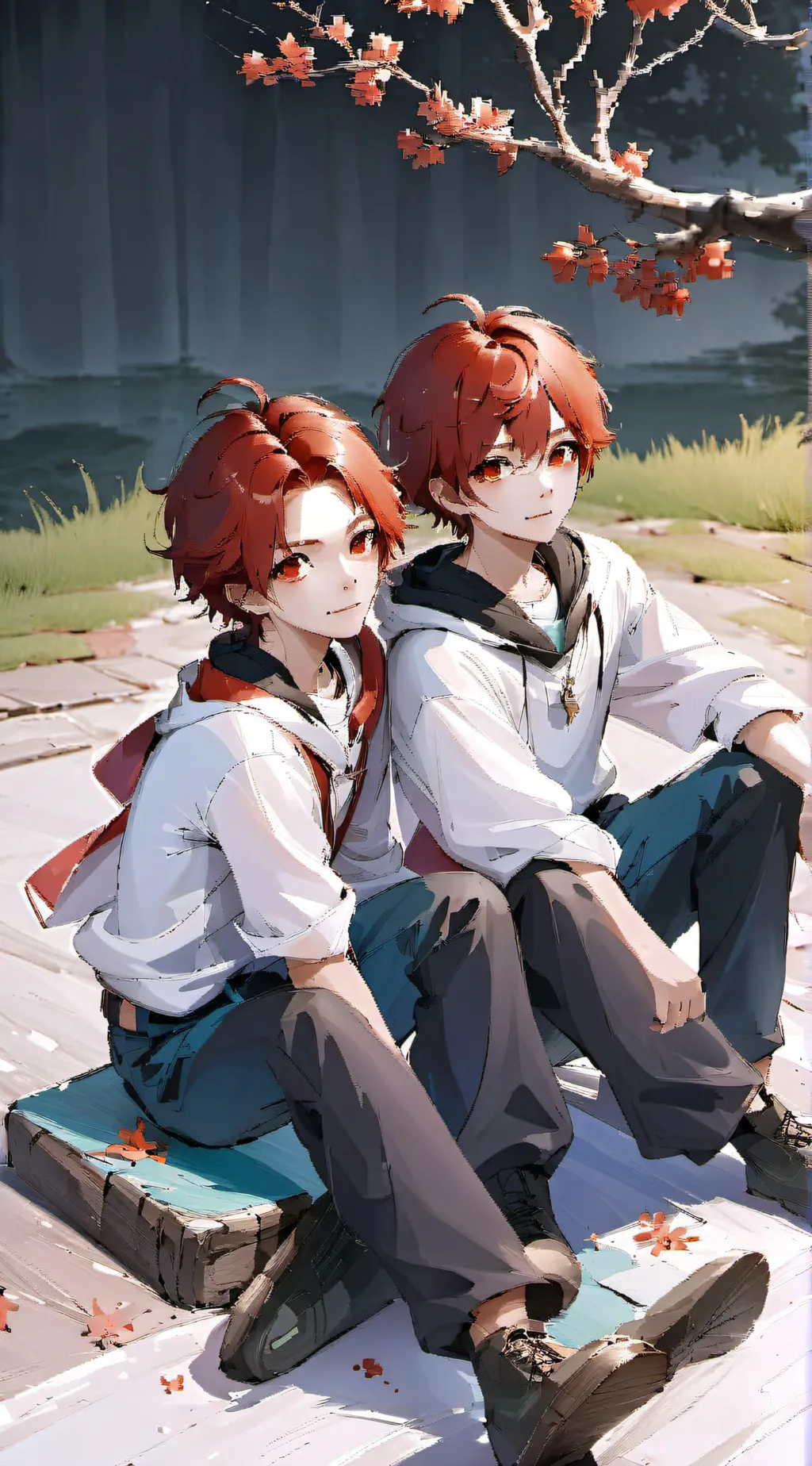 ai character: Kai and Alex background
