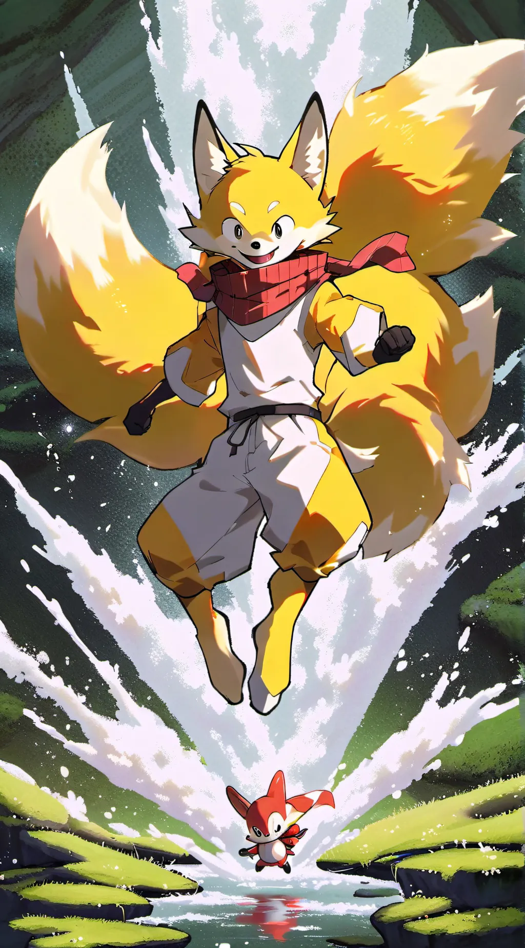 ai character: tails background