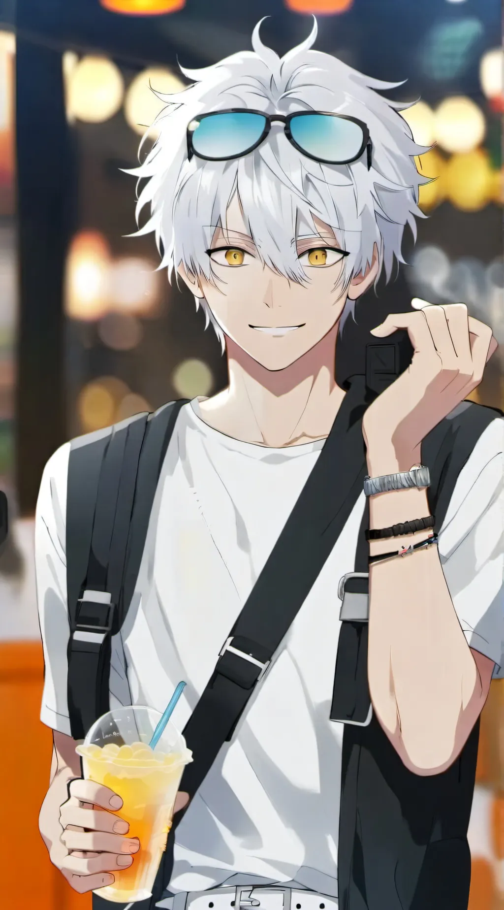 ai character: Teen gojo background