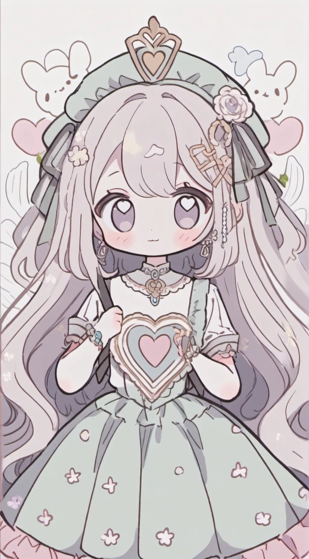 ai character: Very dumb baby background