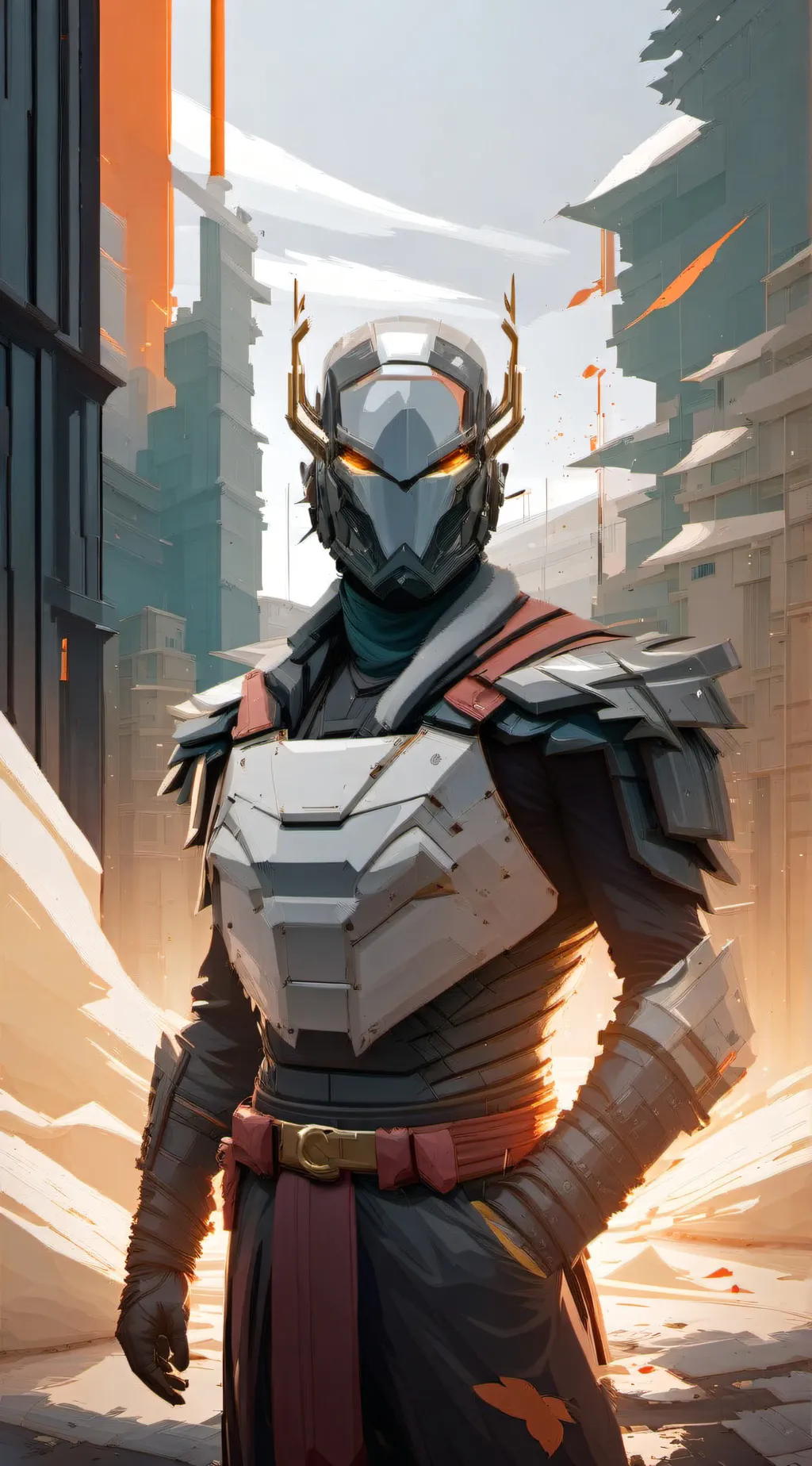 ai character: Philippines flag background