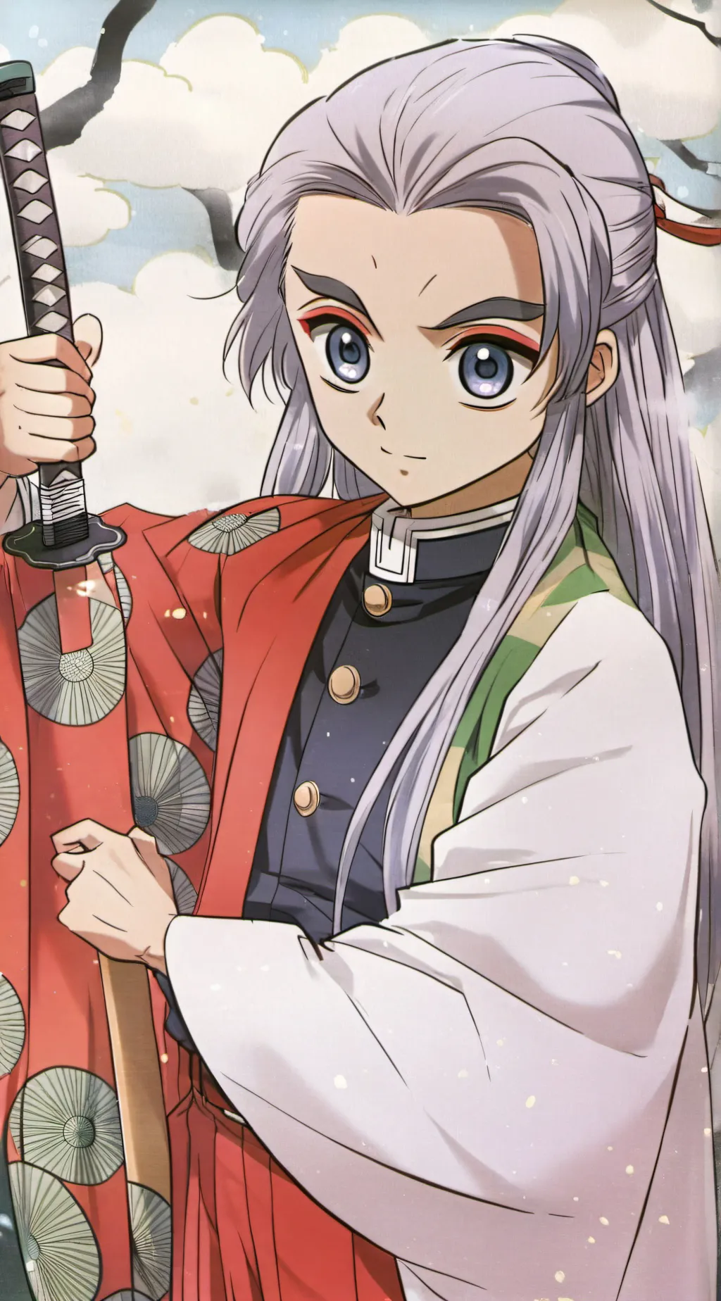 ai character: Demon slayer prank background