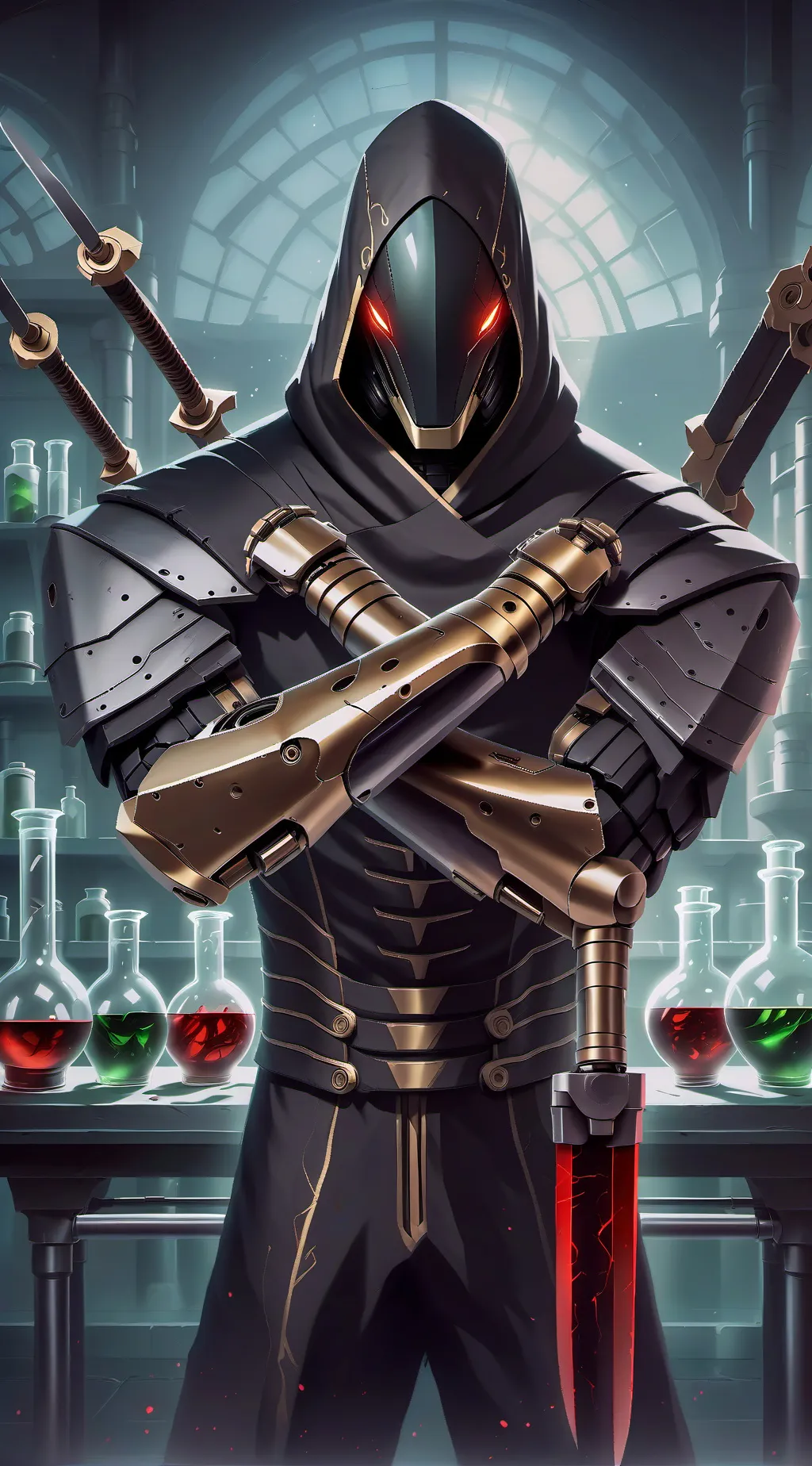 ai character: Experiment-6 background