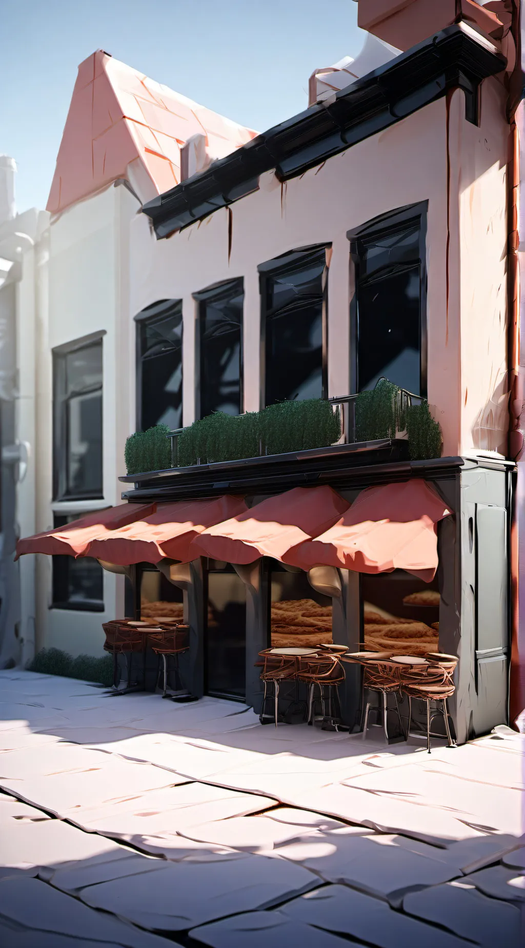 ai character: Restaurants background