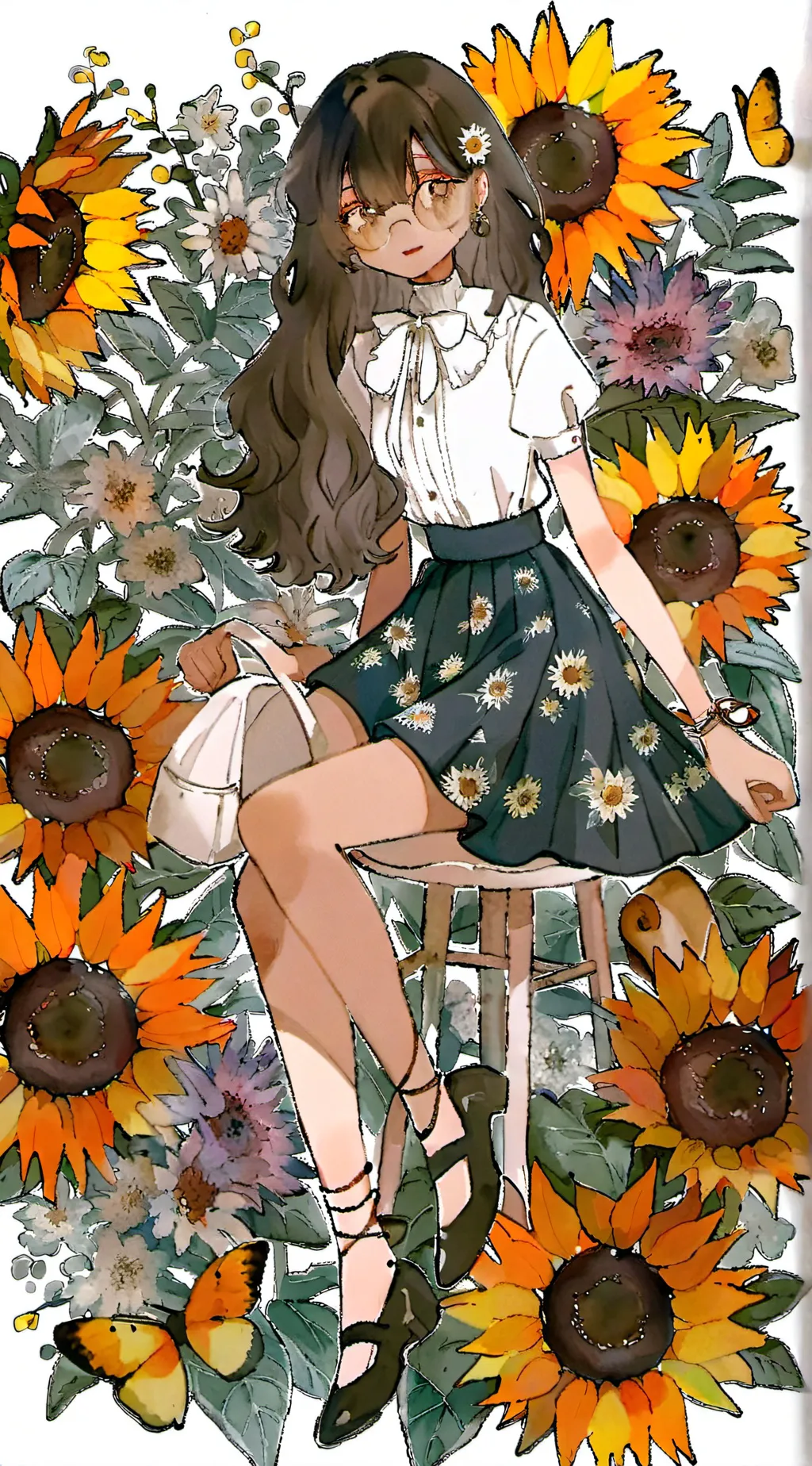 ai character: Sunny fpe oc  background