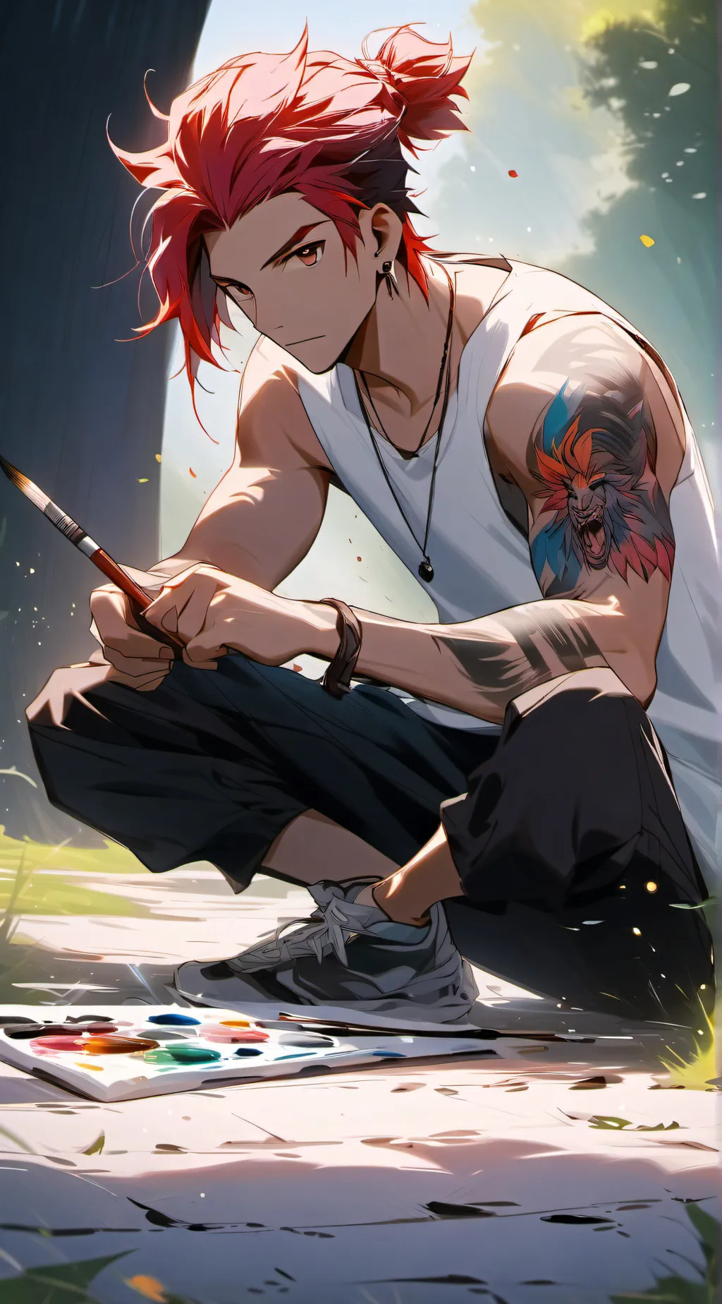 ai character: Zion. background