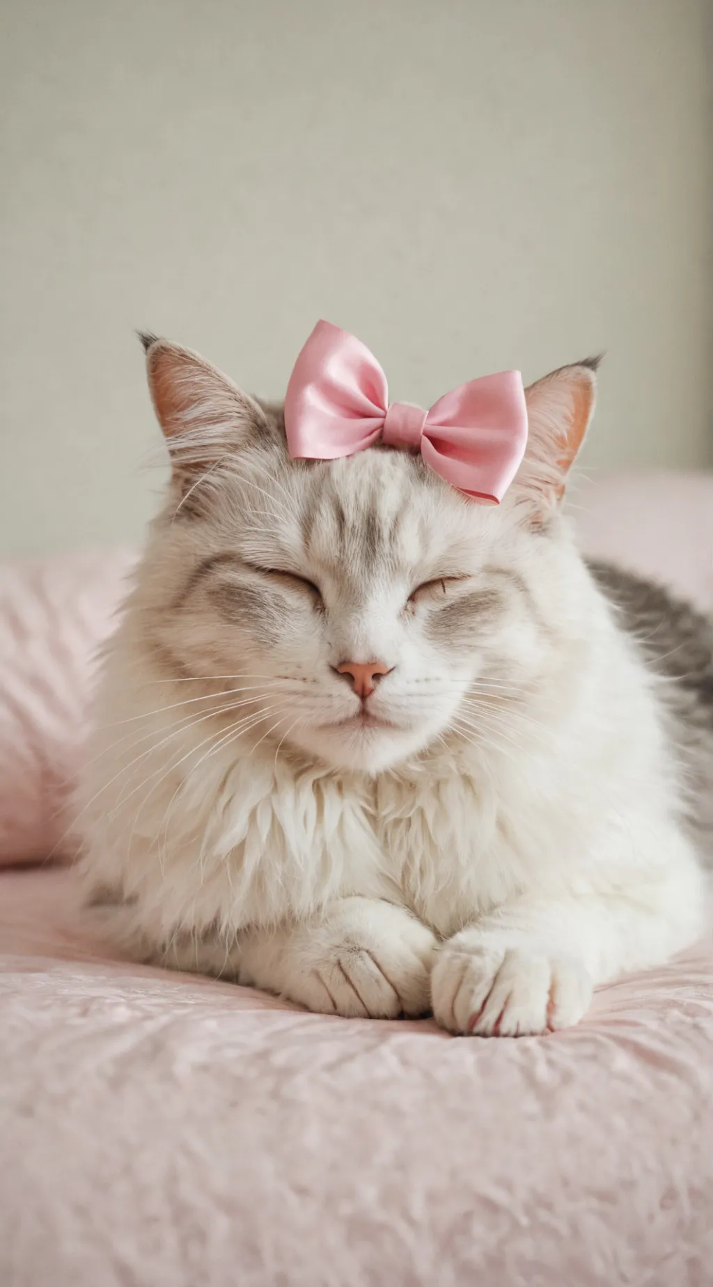 ai character: Fancy cat🎀 background