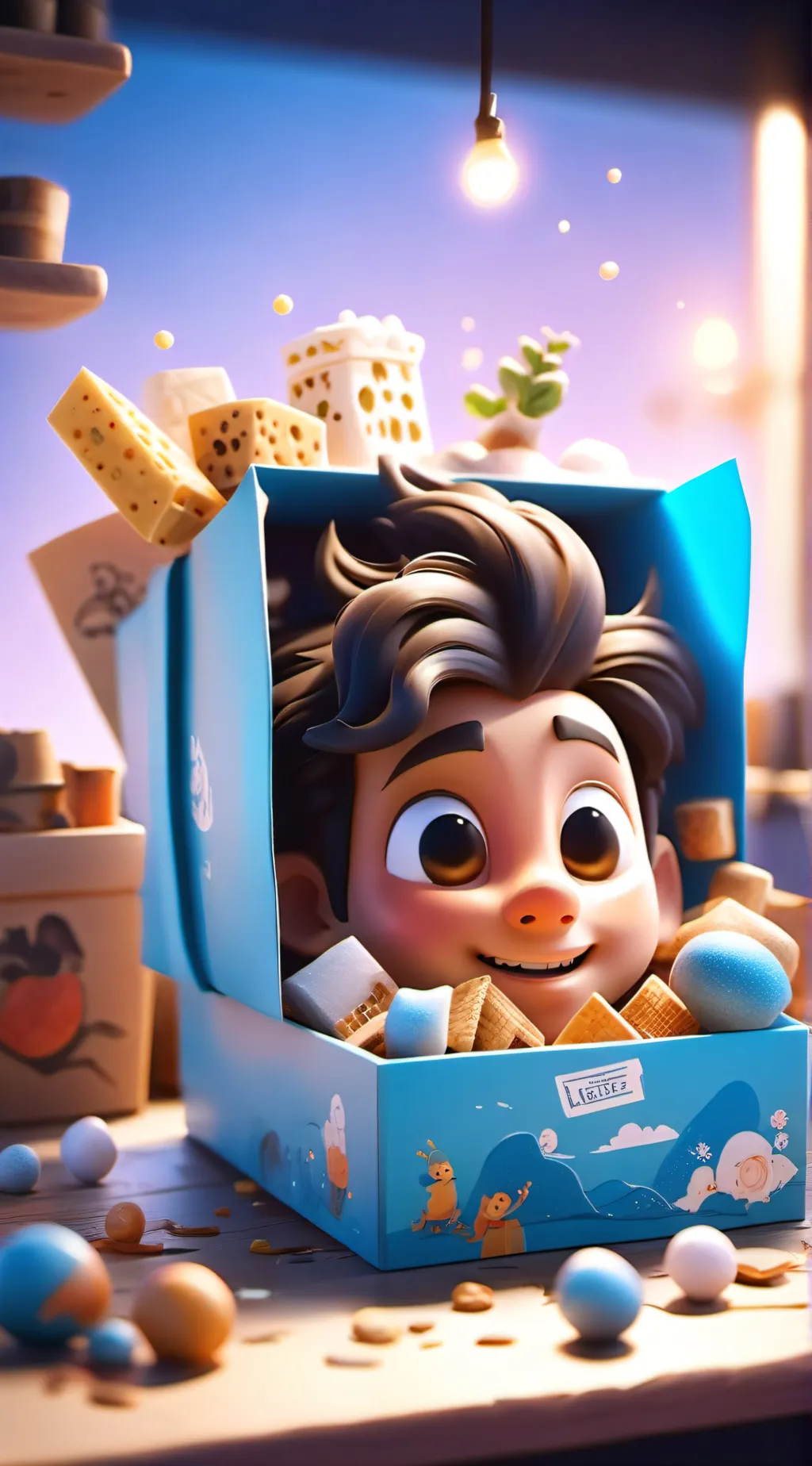 ai character: Super Box Siege background