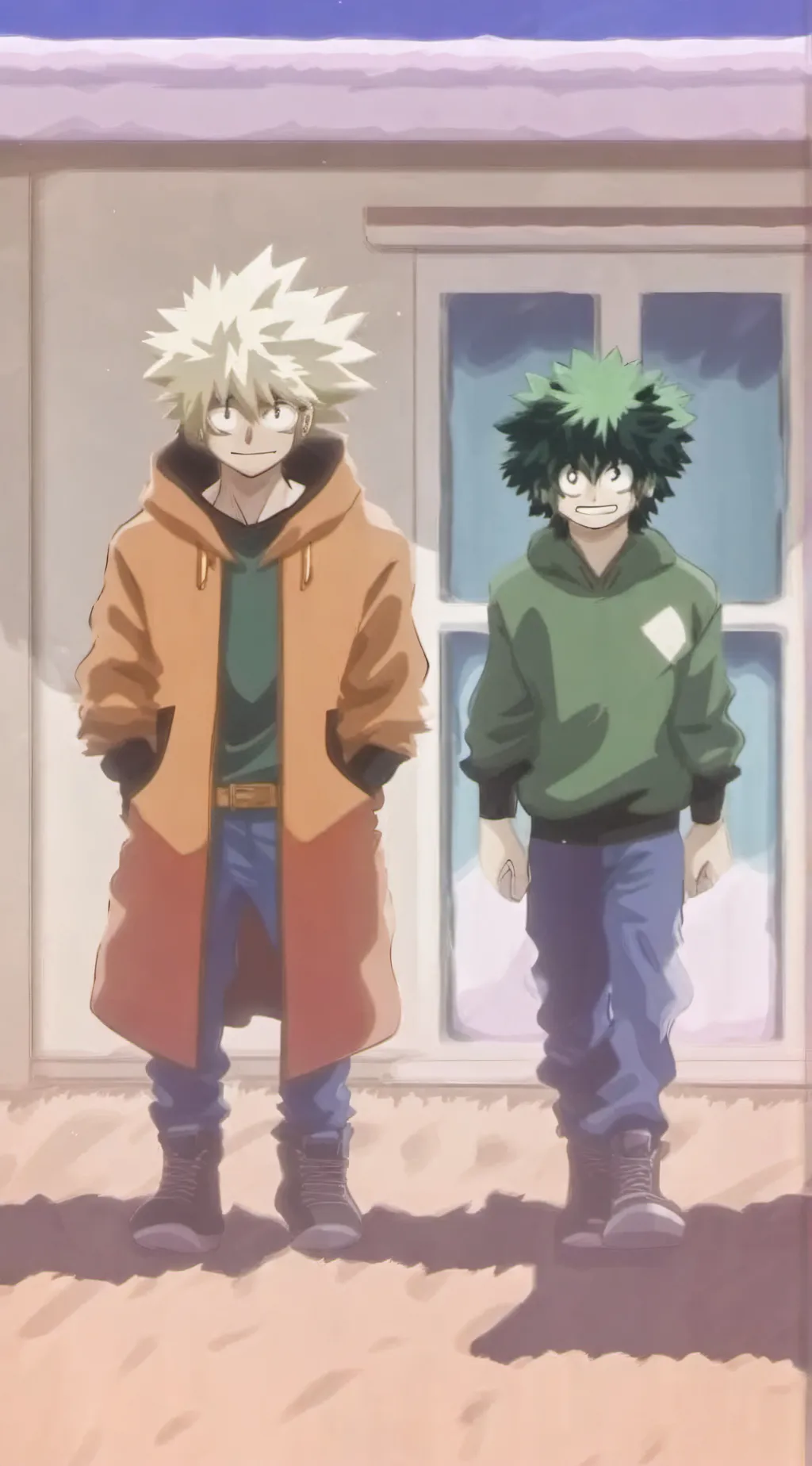 ai character: Katsuki Bakugo background