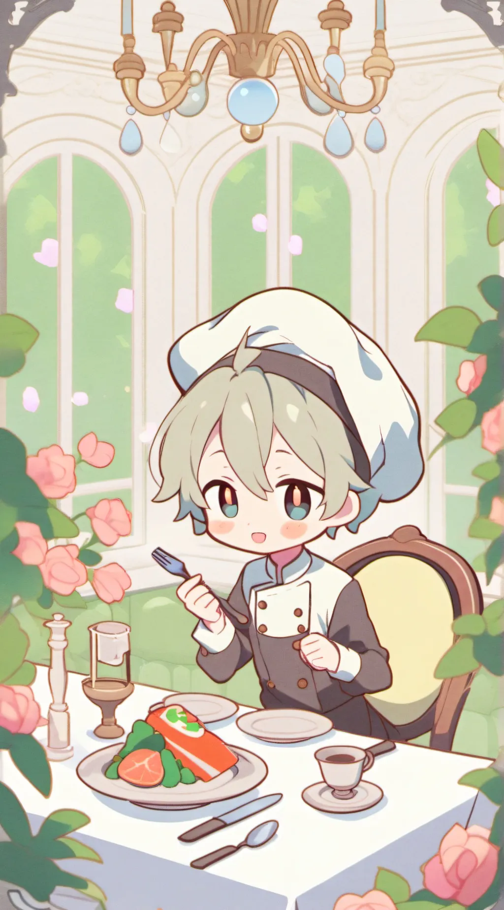 ai character: Andy  background